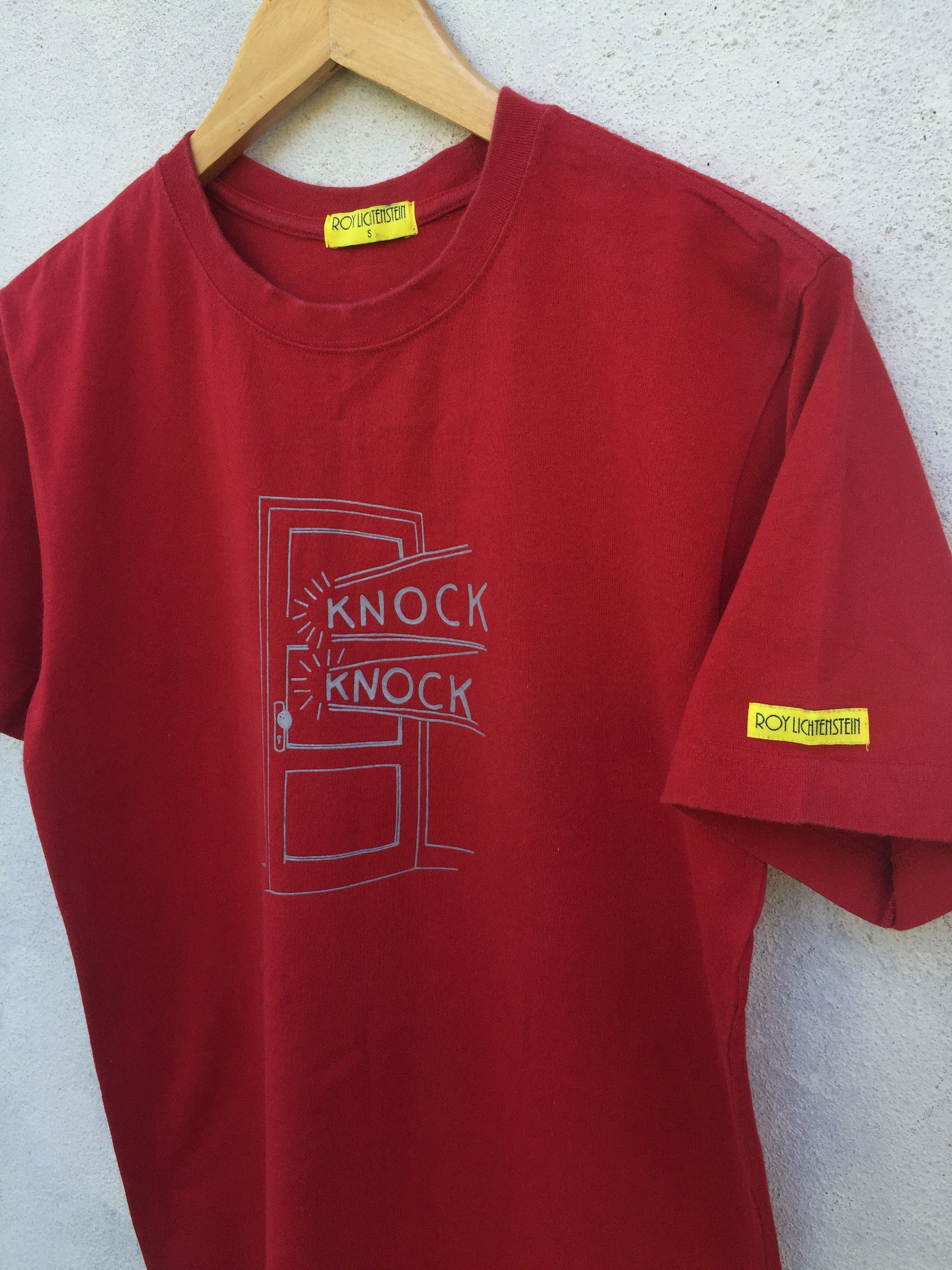 Andy Warhol × Art Comes First × Japanese Brand Roy Lichtenstein Artwork Knock Knock Pop Art Size US S / EU 44-46 / 1 - 4 Thumbnail