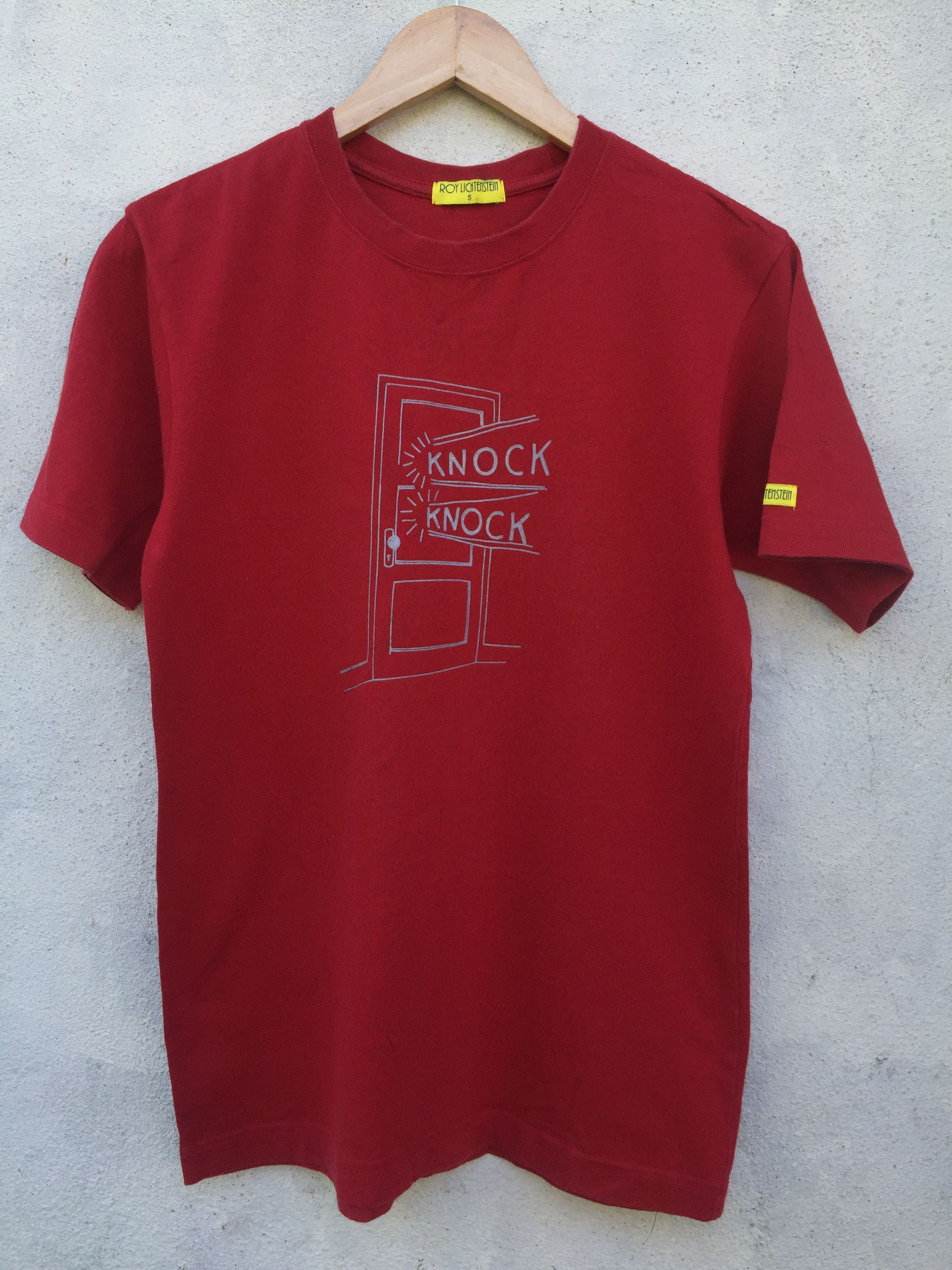 Andy Warhol × Art Comes First × Japanese Brand Roy Lichtenstein Artwork Knock Knock Pop Art Size US S / EU 44-46 / 1 - 1 Thumbnail