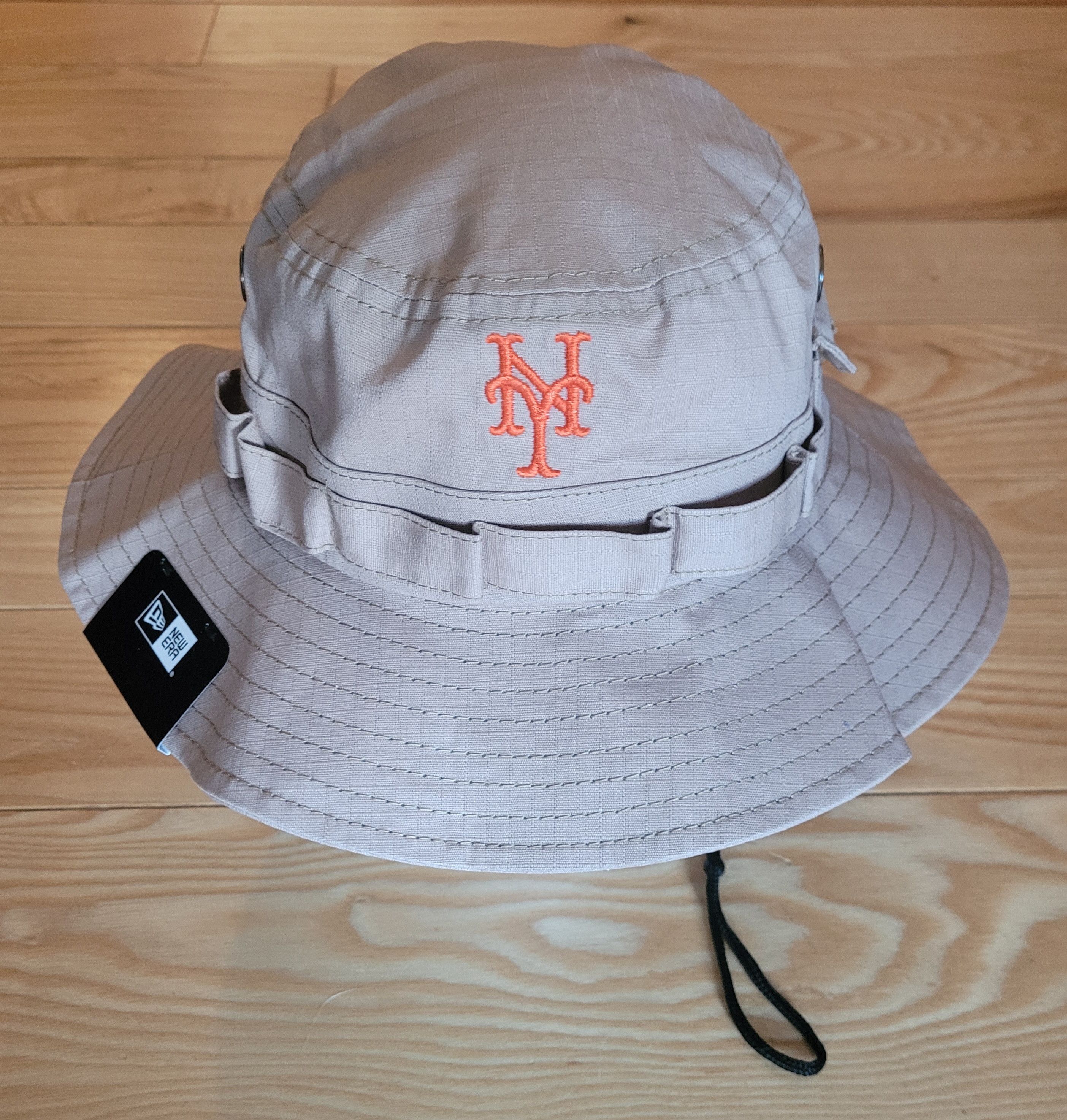 New Era Aime Leon Dore New Era Mets Safari Bucket Hat (Khaki, S/M