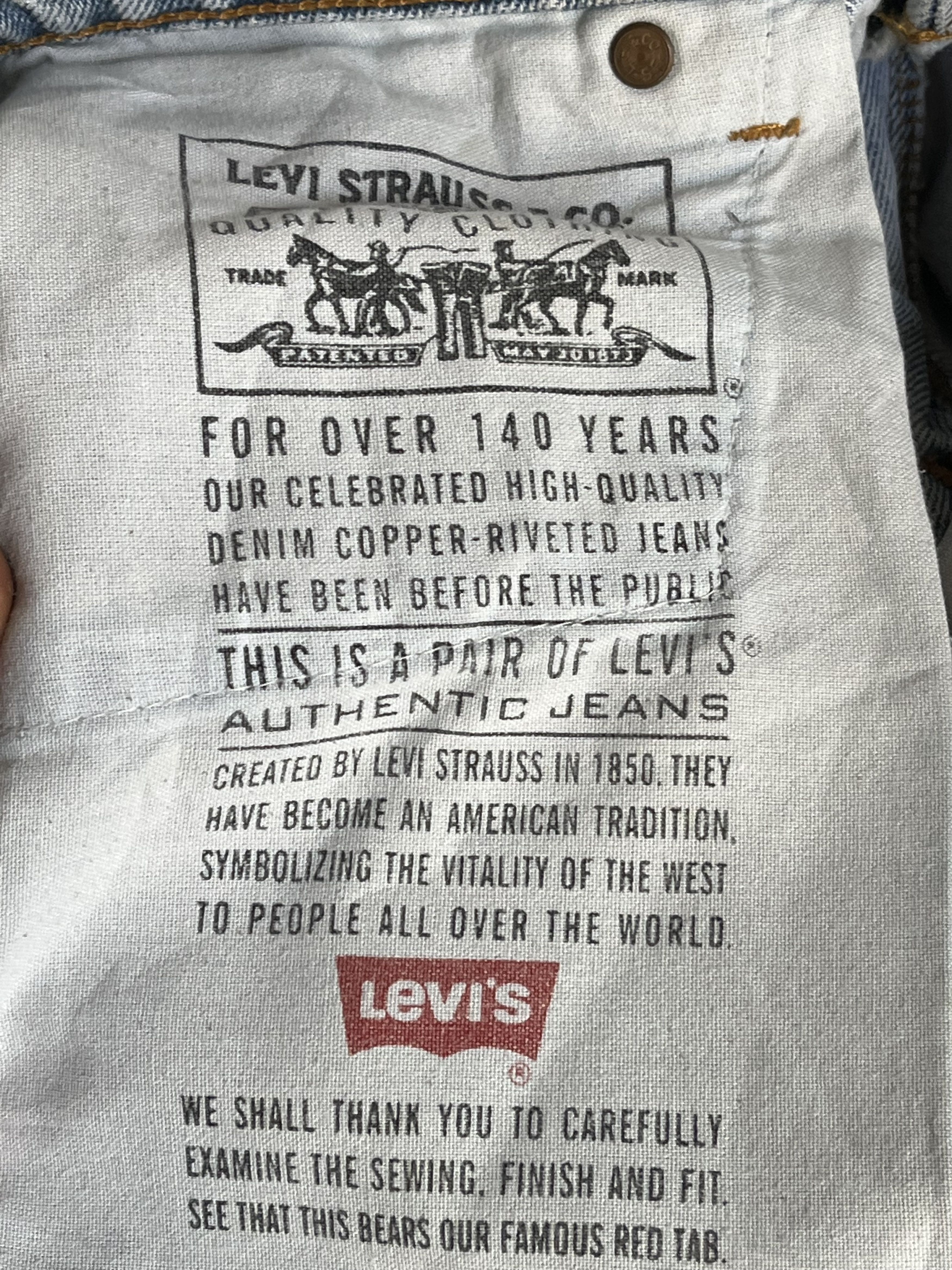 Levi's × Vintage Vintage 90s Levi's 512 Tapered Leg Jean Made in usa L223 Size US 28 / EU 44 - 18 Thumbnail