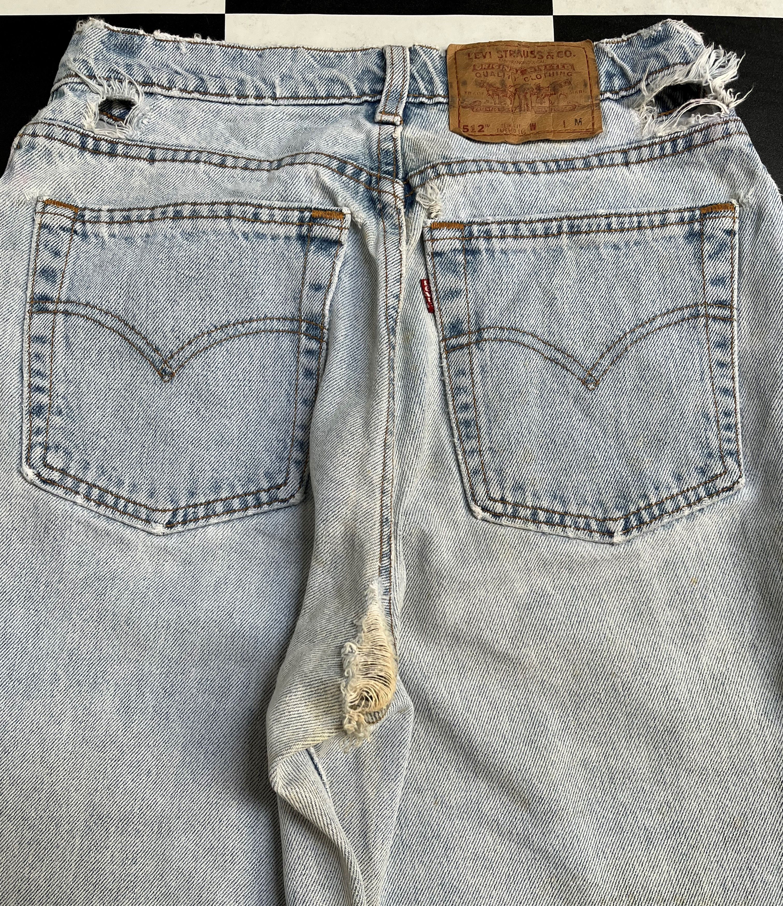 Levi's × Vintage Vintage 90s Levi's 512 Tapered Leg Jean Made in usa L223 Size US 28 / EU 44 - 11 Thumbnail