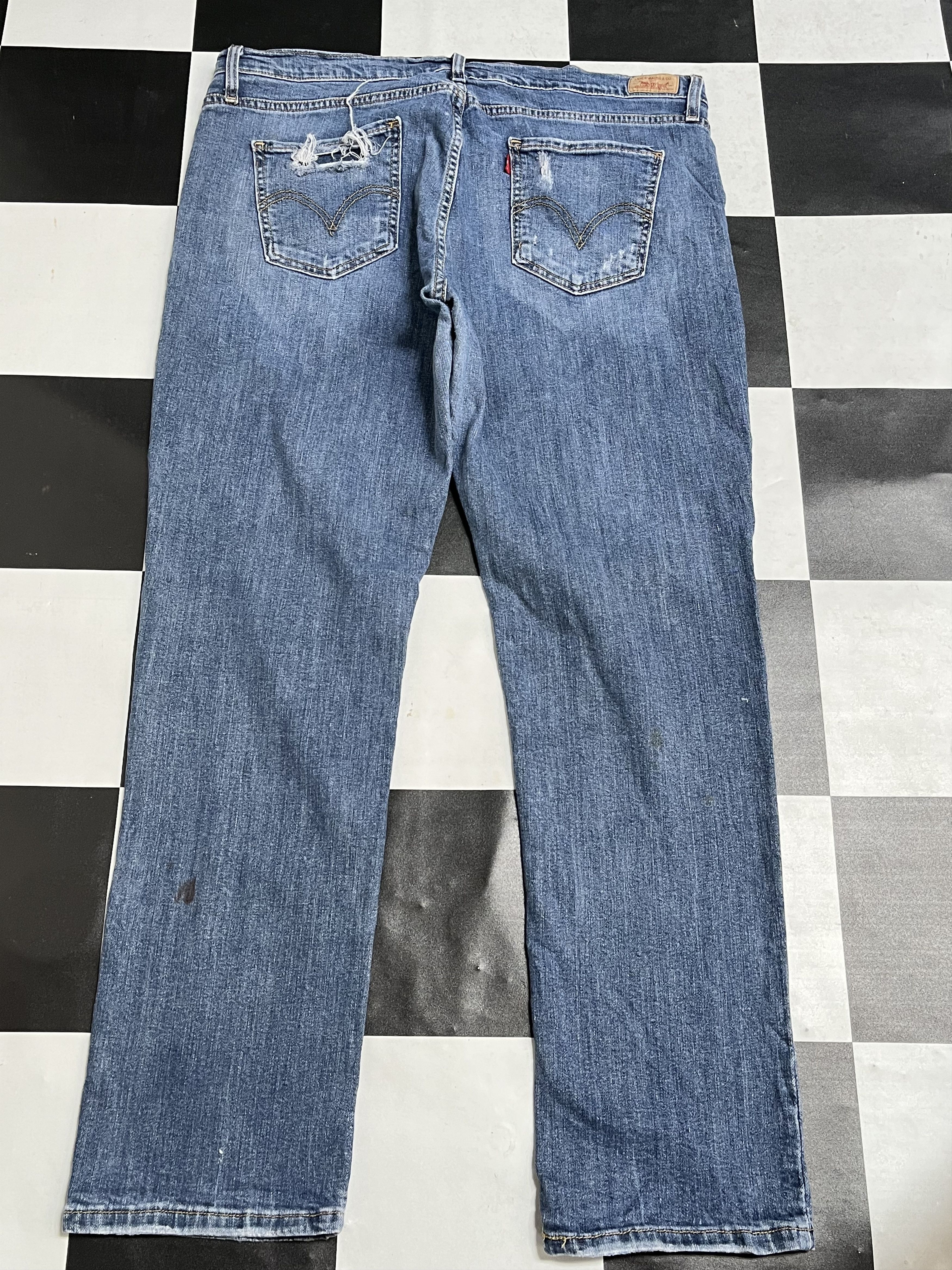 Levi's × Vintage Vintage Levis 513 Distressed Denim Jeans L226 Size US 36 / EU 52 - 2 Thumbnail