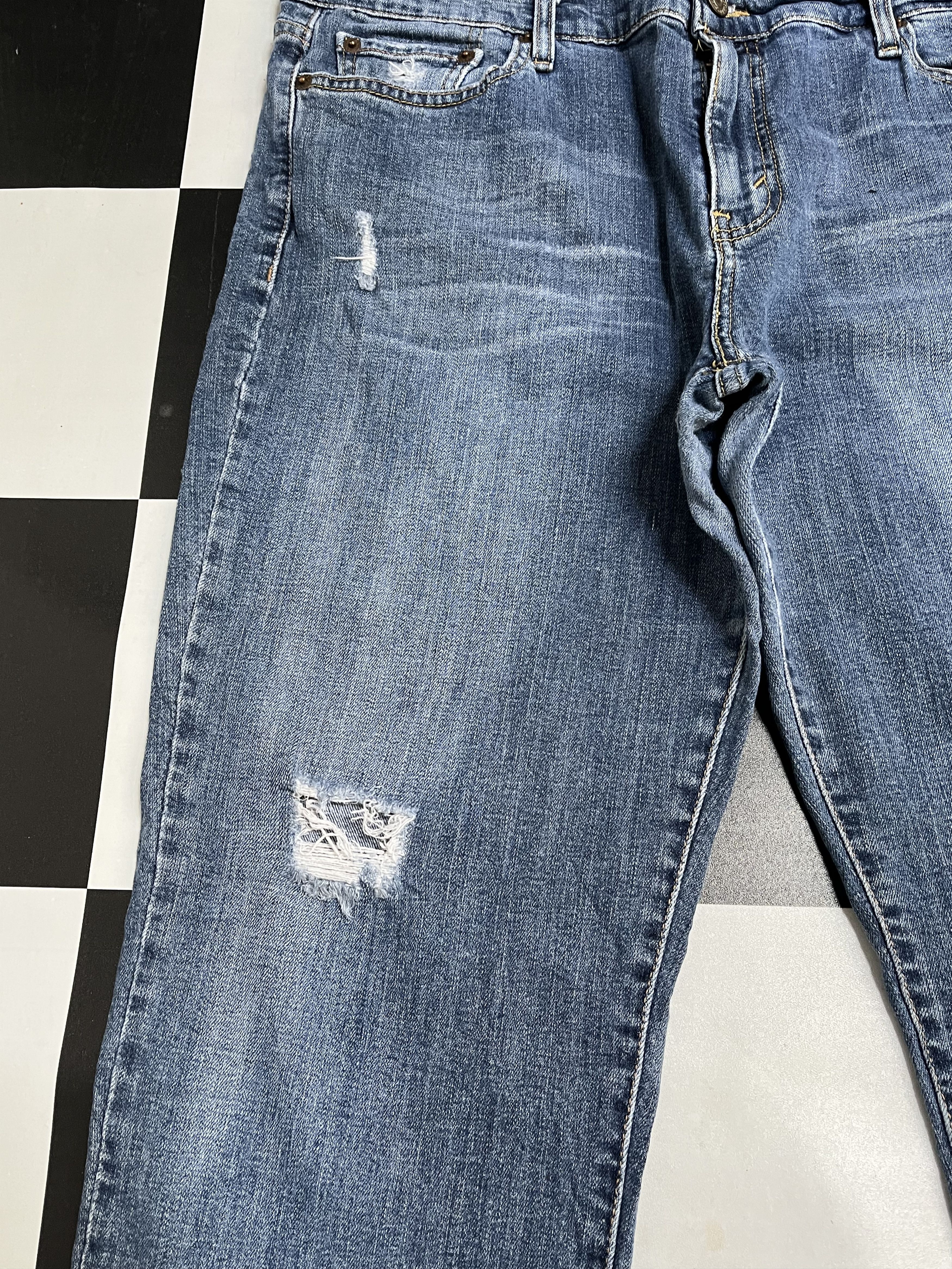 Levi's × Vintage Vintage Levis 513 Distressed Denim Jeans L226 Size US 36 / EU 52 - 4 Thumbnail