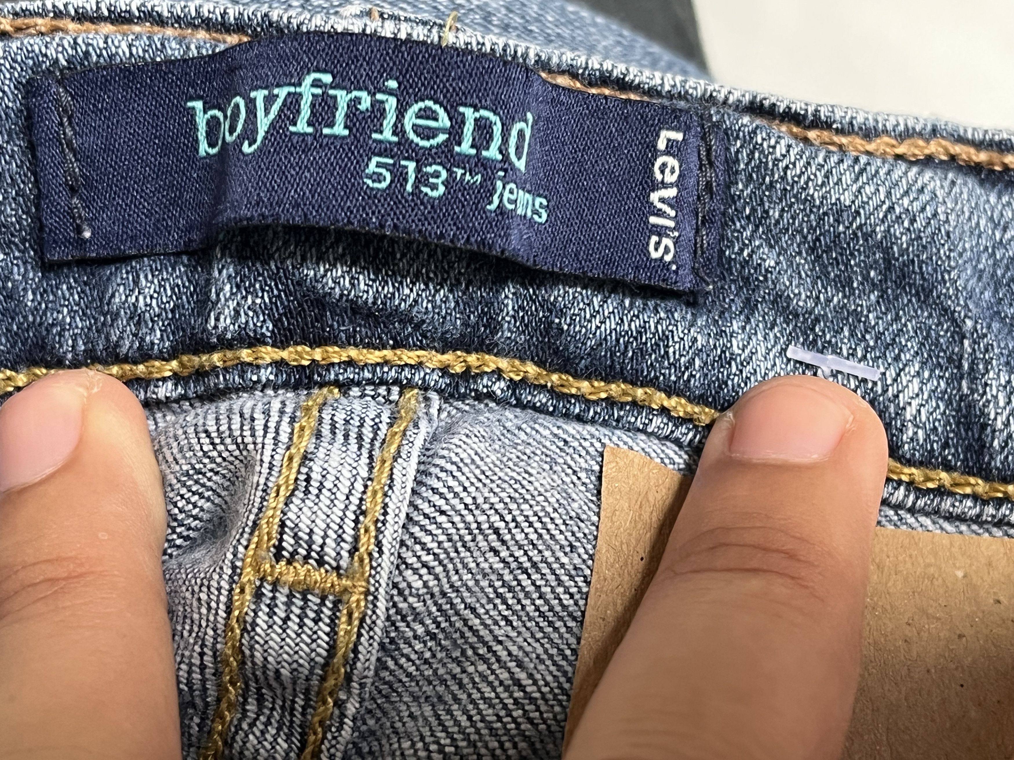 Levi's × Vintage Vintage Levis 513 Distressed Denim Jeans L226 Size US 36 / EU 52 - 13 Thumbnail