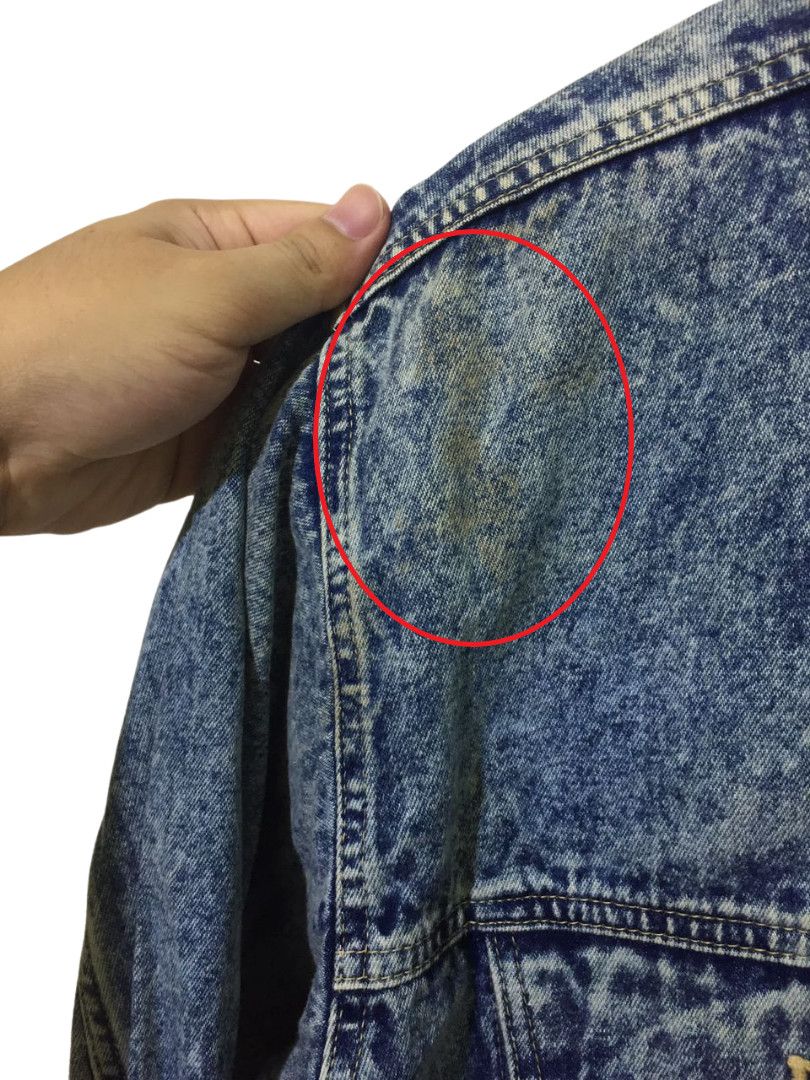Japanese Brand × Vintage Vintage Stylish Sports Acid Wash Trucker Denim Jacket Size US M / EU 48-50 / 2 - 8 Thumbnail