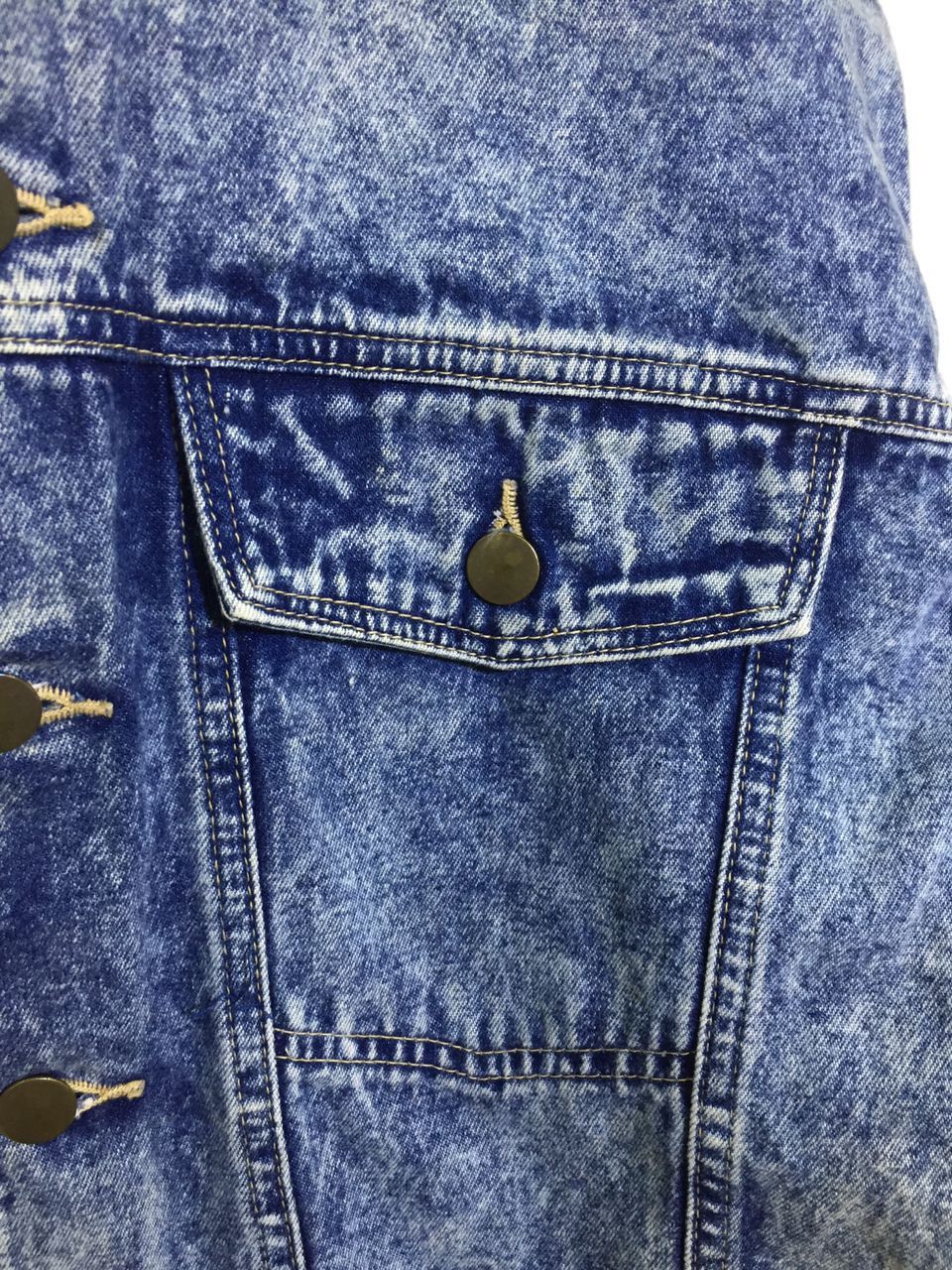 Japanese Brand × Vintage Vintage Stylish Sports Acid Wash Trucker Denim Jacket Size US M / EU 48-50 / 2 - 5 Thumbnail