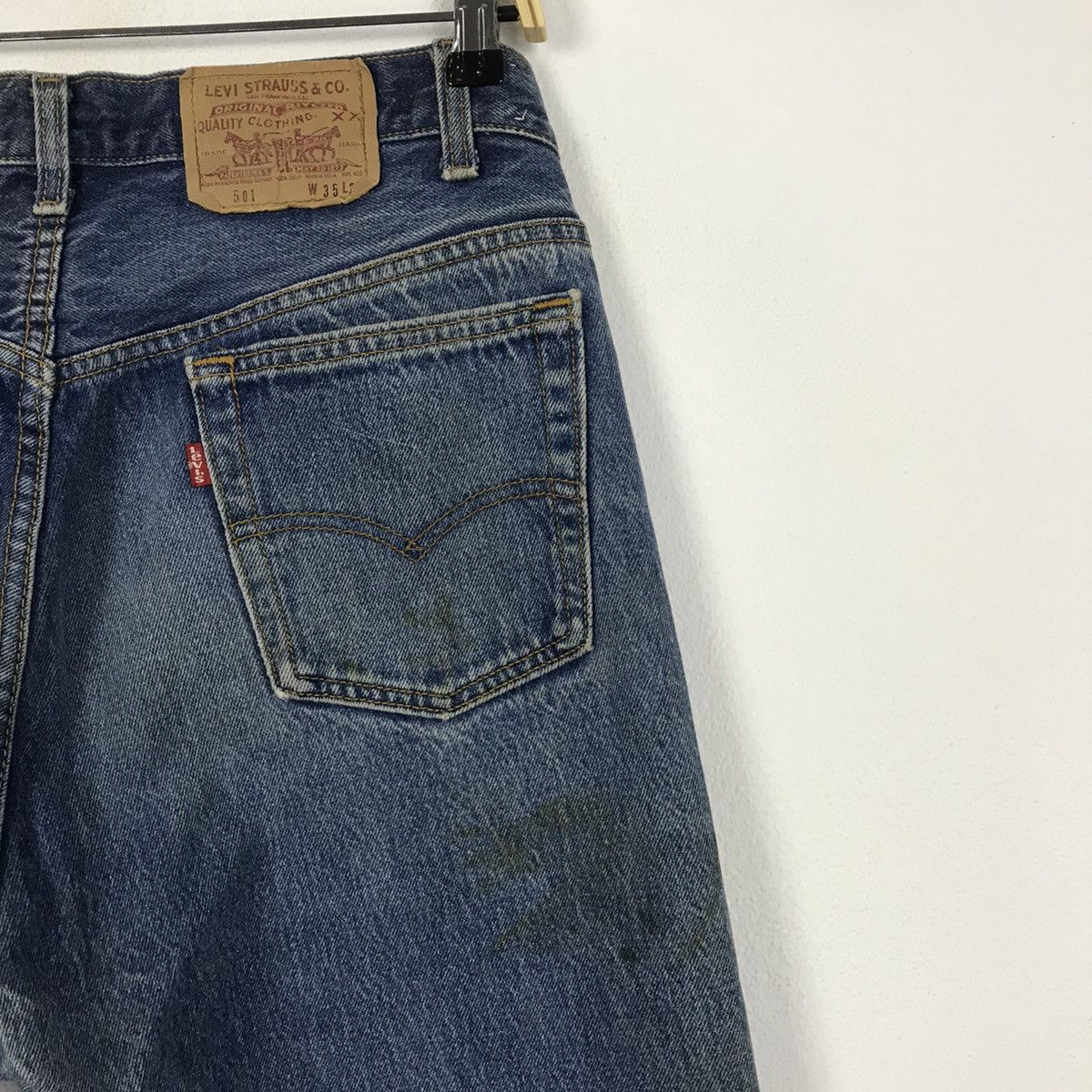 Designer × Levi's Vintage Clothing × Vintage 💣OFFER Vtg LEVI’S 501 Marilyn Monroe Rare Style Jeans Size US 33 - 9 Thumbnail