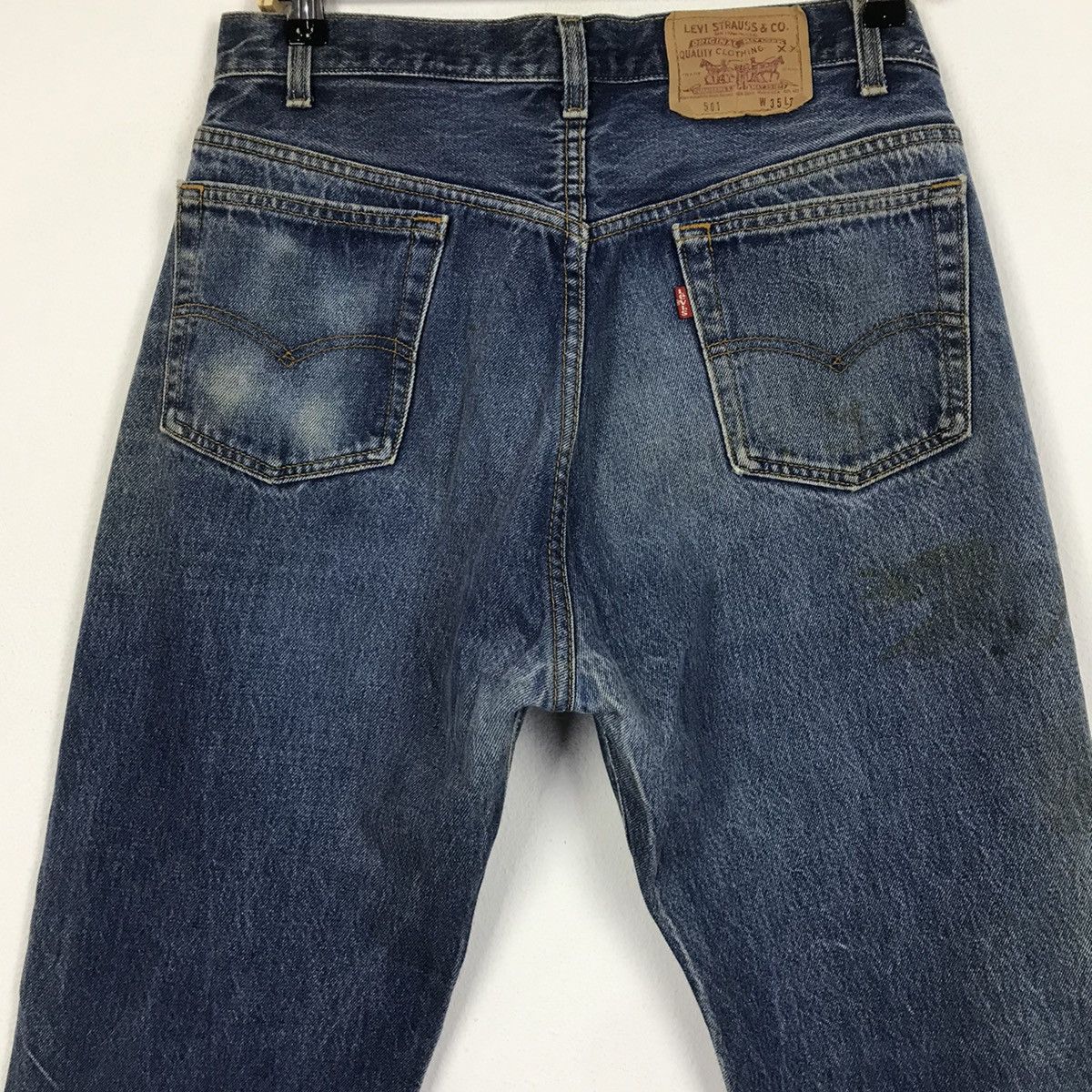 Designer × Levi's Vintage Clothing × Vintage 💣OFFER Vtg LEVI’S 501 Marilyn Monroe Rare Style Jeans Size US 33 - 7 Thumbnail