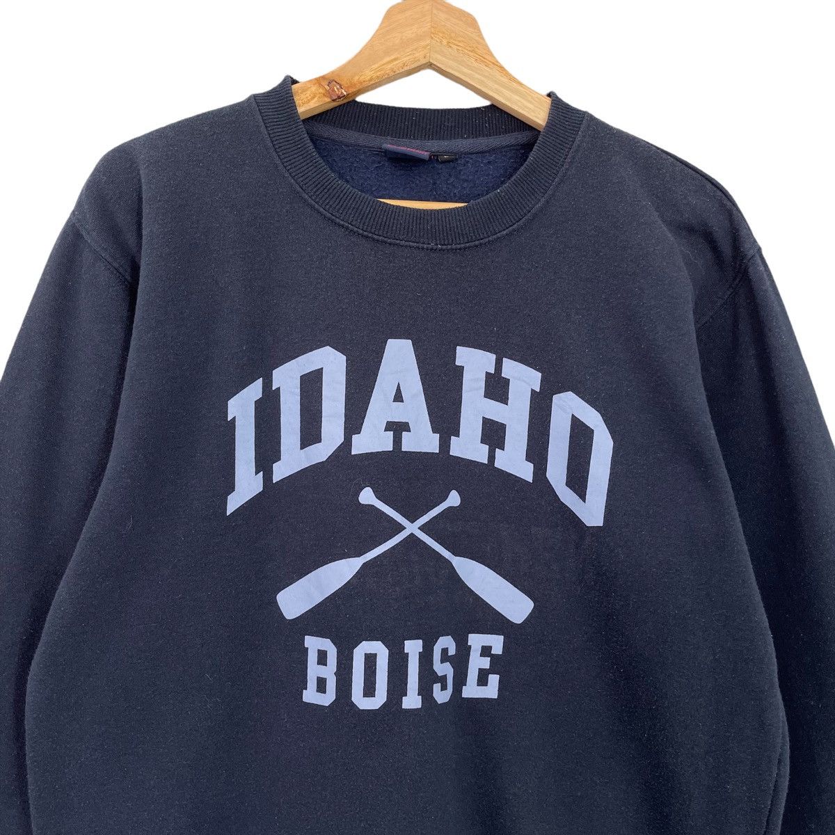 Japanese Brand Idaho Boise Big Logo Printed Sweatshirt Size M Size US M / EU 48-50 / 2 - 4 Thumbnail