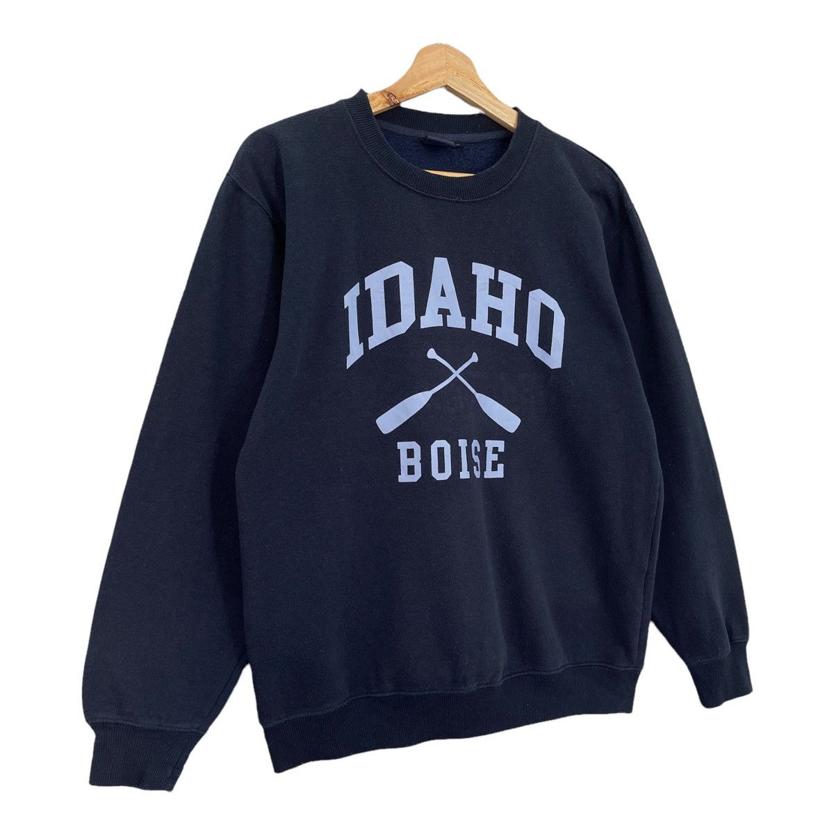 Japanese Brand Idaho Boise Big Logo Printed Sweatshirt Size M Size US M / EU 48-50 / 2 - 2 Thumbnail