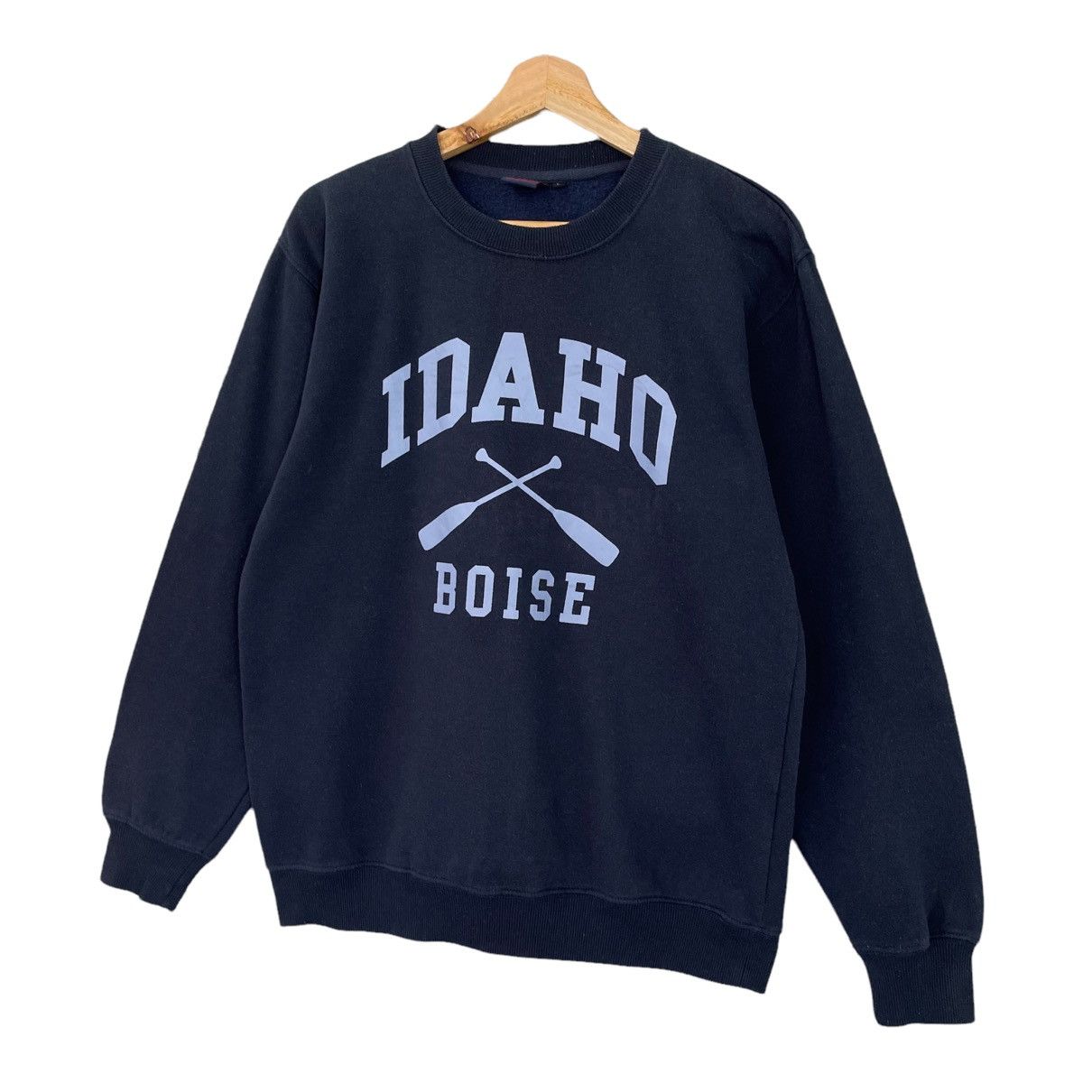 Japanese Brand Idaho Boise Big Logo Printed Sweatshirt Size M Size US M / EU 48-50 / 2 - 3 Thumbnail