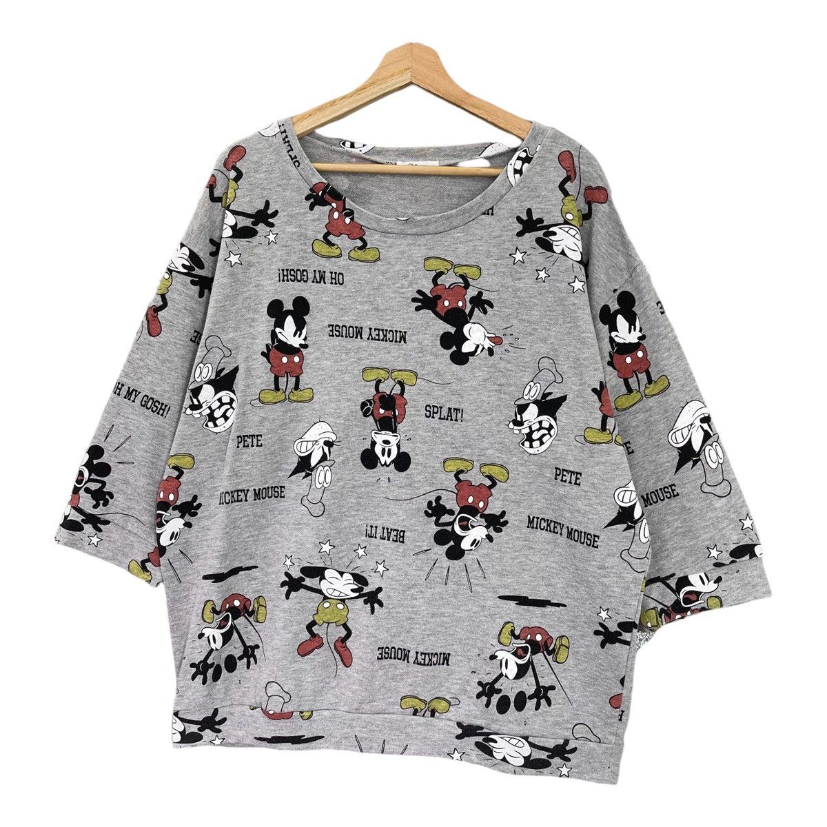 Disney Mickey Mouse Fullprint Pullover Crewneck Sweatshirt Size L Size US L / EU 52-54 / 3 - 3 Thumbnail