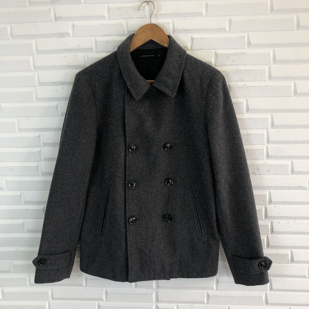 Japanese Brand GOSTAR DE FUGA DOUBLE BREAST WOOL JACKET Size US M / EU 48-50 / 2 - 2 Thumbnail