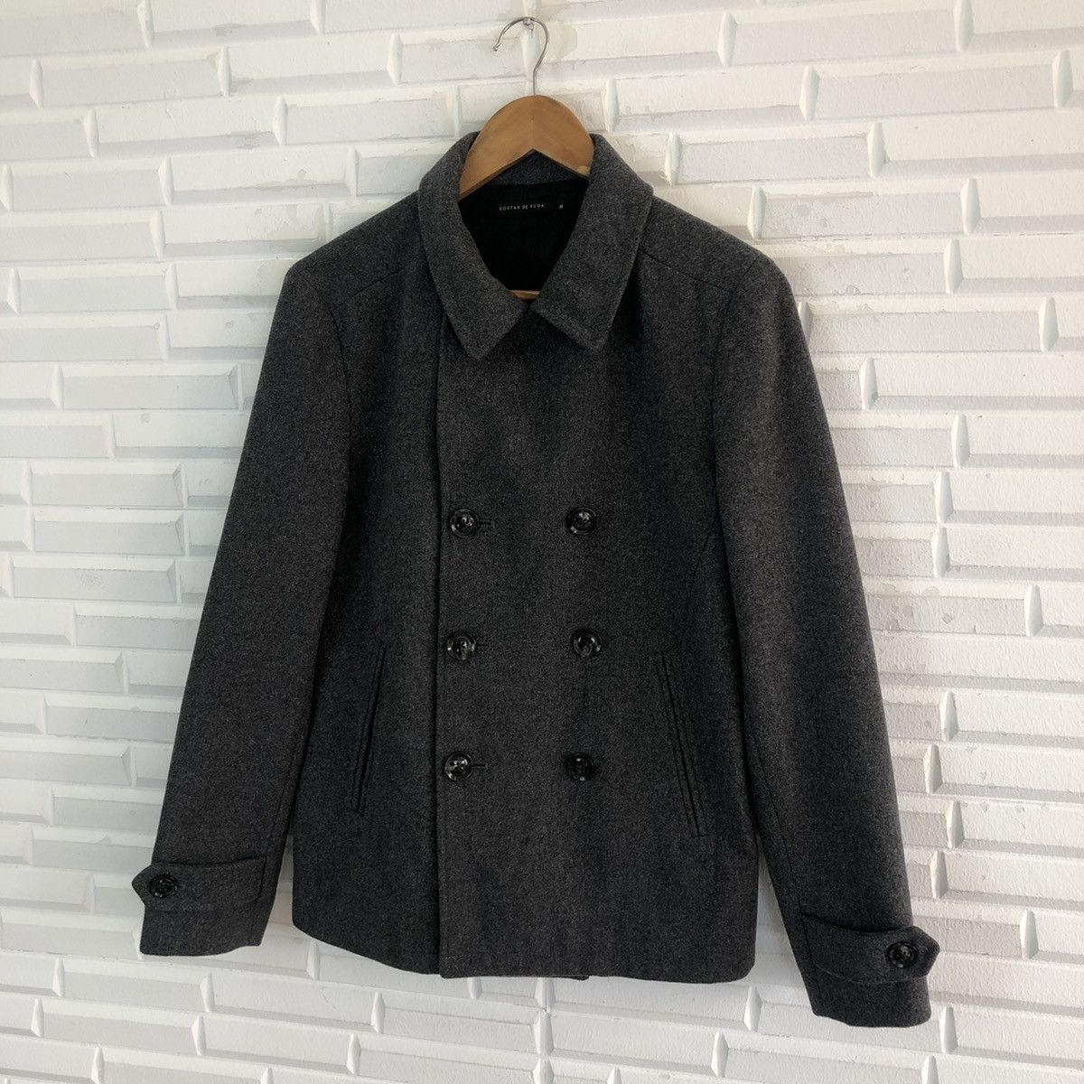 Japanese Brand GOSTAR DE FUGA DOUBLE BREAST WOOL JACKET Size US M / EU 48-50 / 2 - 3 Thumbnail