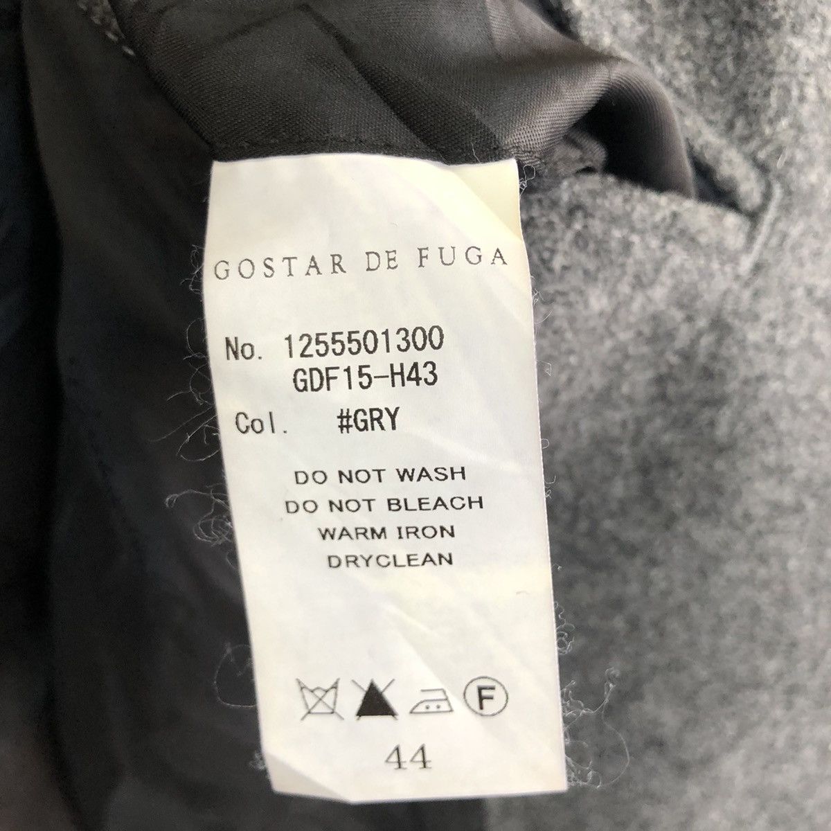 Japanese Brand GOSTAR DE FUGA DOUBLE BREAST WOOL JACKET Size US M / EU 48-50 / 2 - 10 Thumbnail