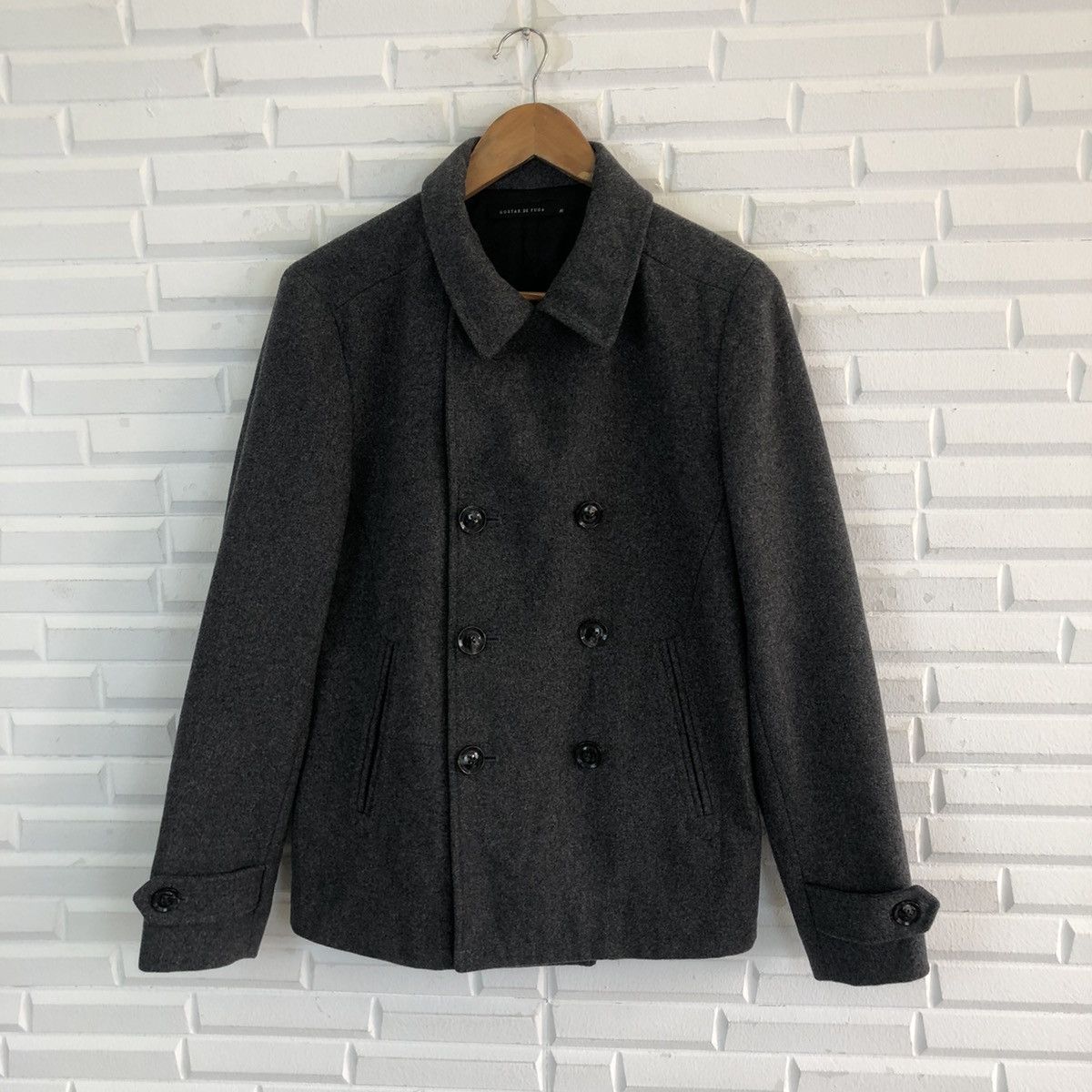 Japanese Brand GOSTAR DE FUGA DOUBLE BREAST WOOL JACKET Size US M / EU 48-50 / 2 - 1 Thumbnail