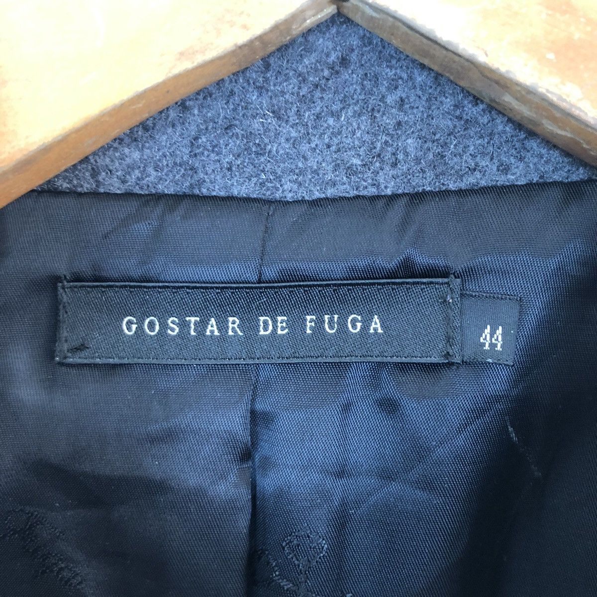 Japanese Brand GOSTAR DE FUGA DOUBLE BREAST WOOL JACKET Size US M / EU 48-50 / 2 - 8 Thumbnail