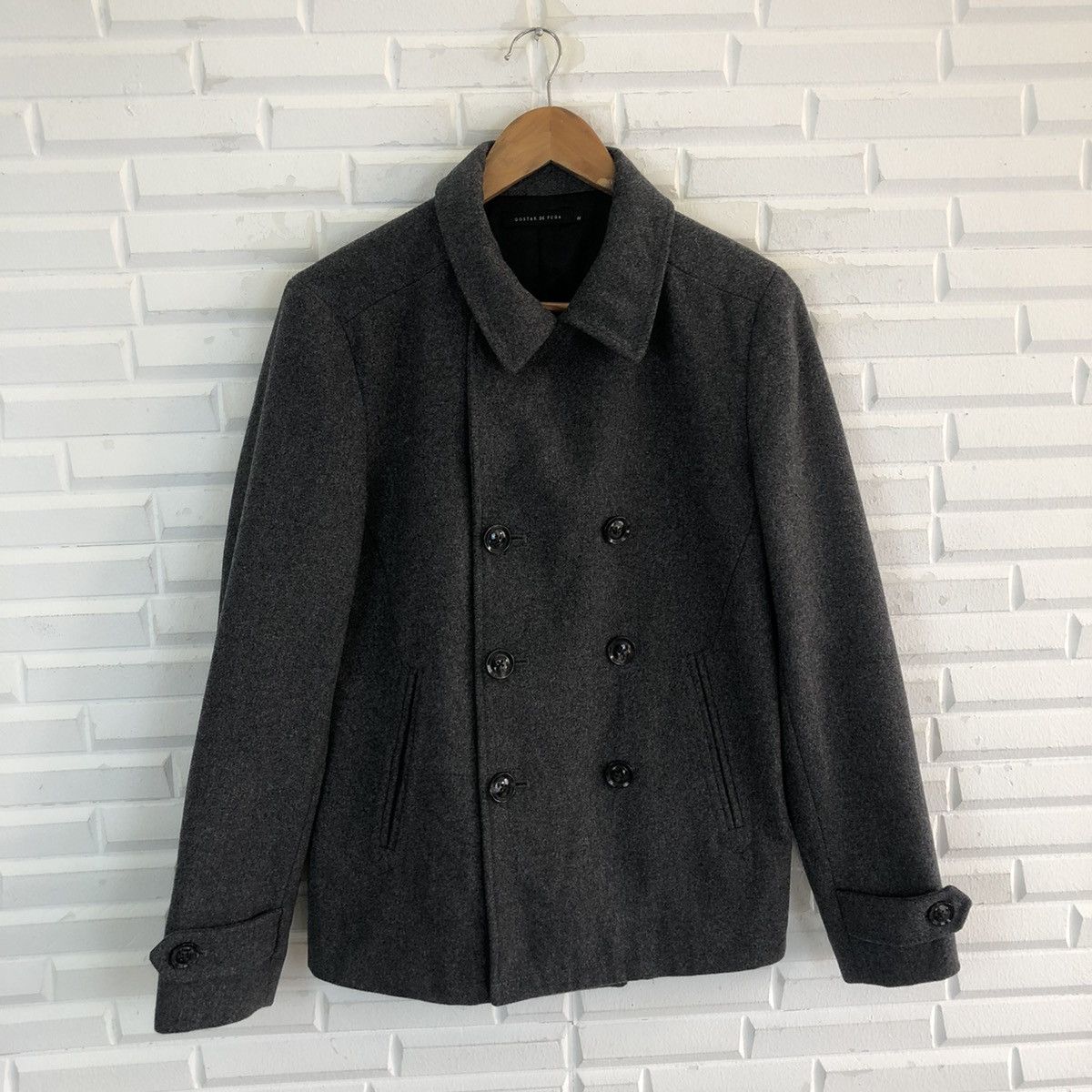 Japanese Brand GOSTAR DE FUGA DOUBLE BREAST WOOL JACKET Size US M / EU 48-50 / 2 - 4 Thumbnail