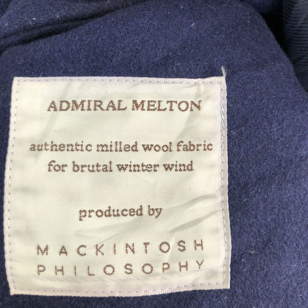Mackintosh MACKINTOSH PHILOSOPHY ADMIRAL MELTON WOOL JACKET Size US M / EU 48-50 / 2 - 10 Thumbnail
