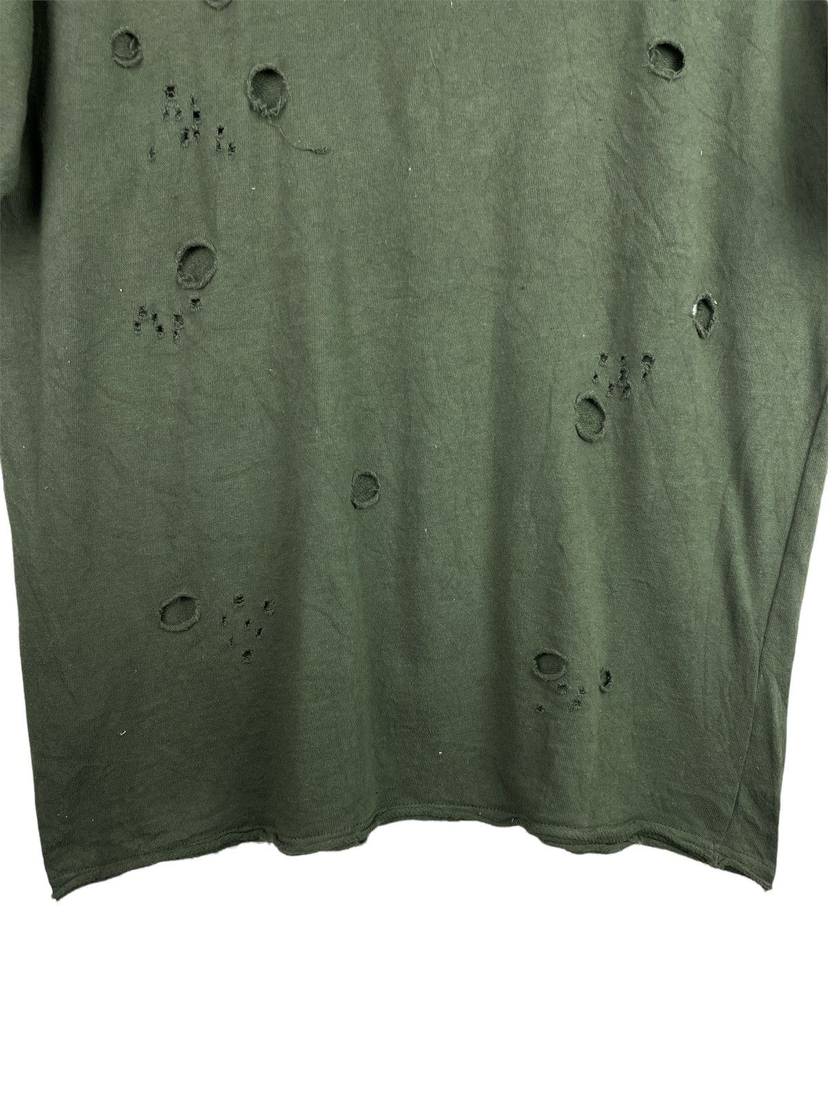 Japanese Brand × Seditionaries Distressed Ragout BulletHoles Boatneck Rawcut SS Thermal Tee Size US L / EU 52-54 / 3 - 7 Thumbnail