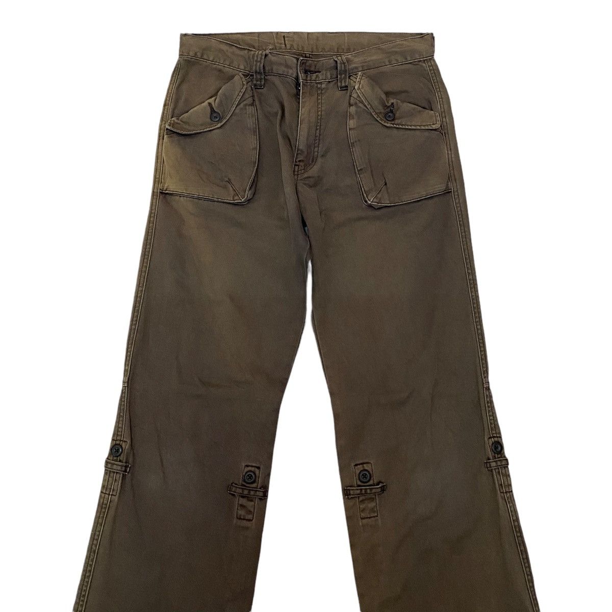 Hysteric Glamour UNIQLO JAPAN RARE CARGO POCKET CARPENTER PANTS Size US 31 - 2 Thumbnail