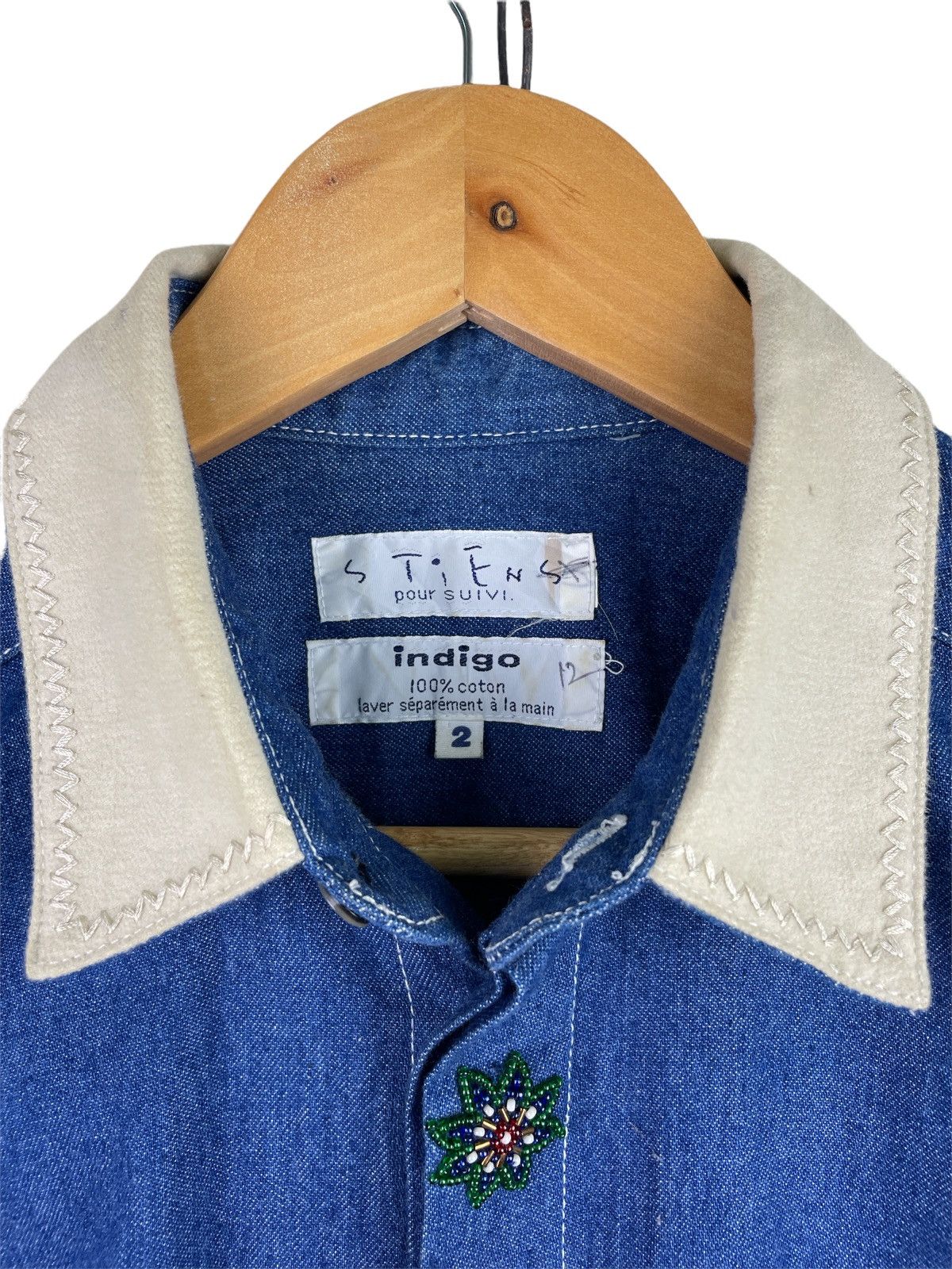 45rpm × Indigo Indigo Americana Ranch-wear Western Shirt Size US M / EU 48-50 / 2 - 3 Thumbnail