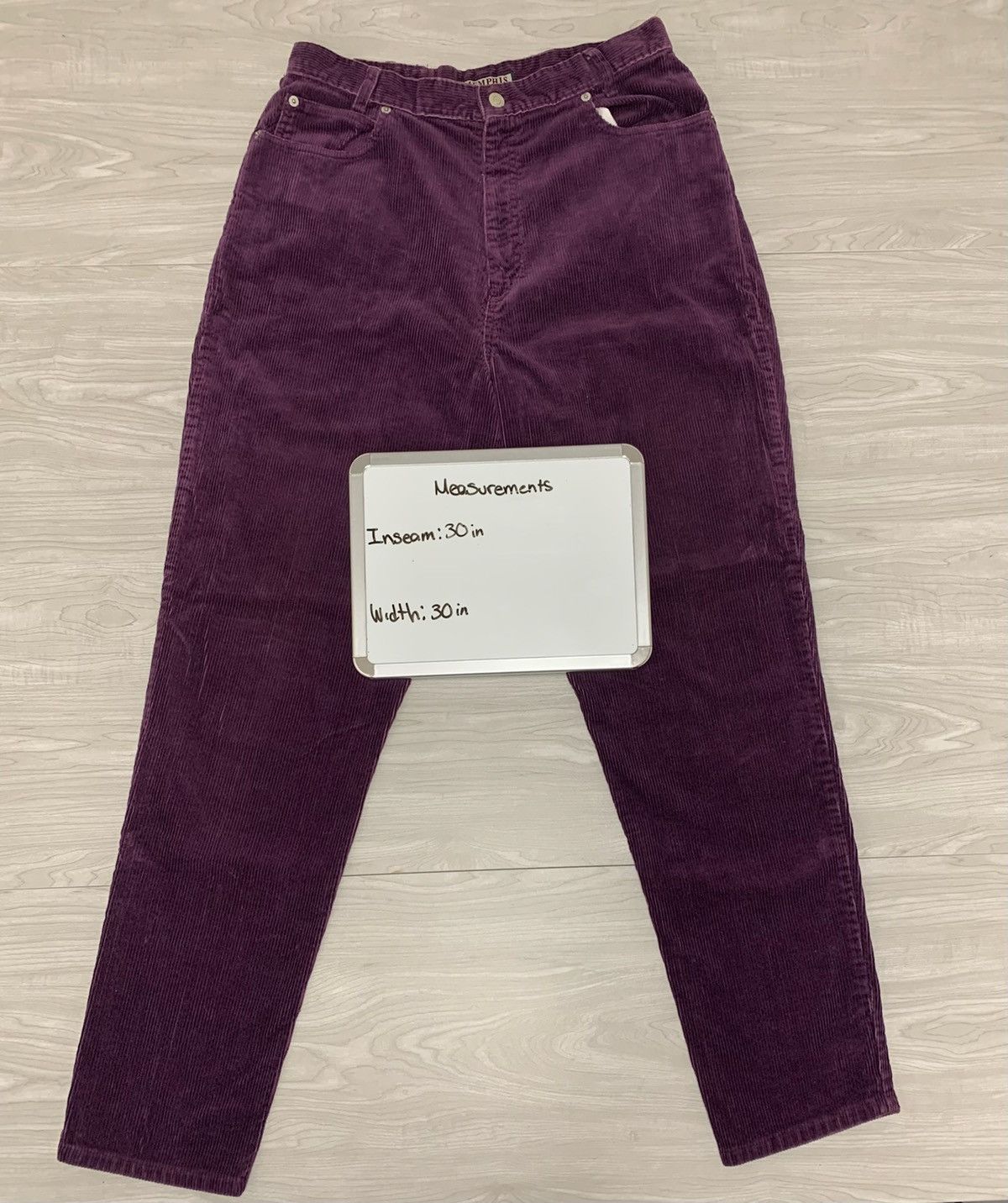 Vintage Vintage Purple Corduroy pants 30x30 Size US 30 / EU 46 - 4 Preview