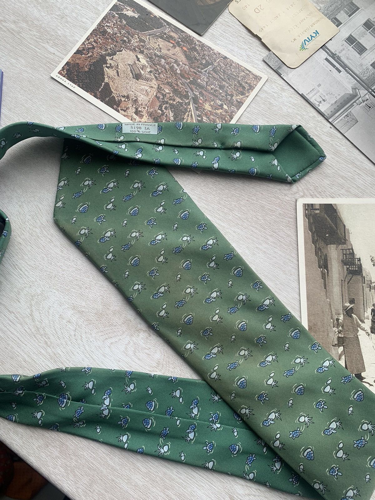 Hermes Hermes paris turtles silk ties Size ONE SIZE - 7 Thumbnail