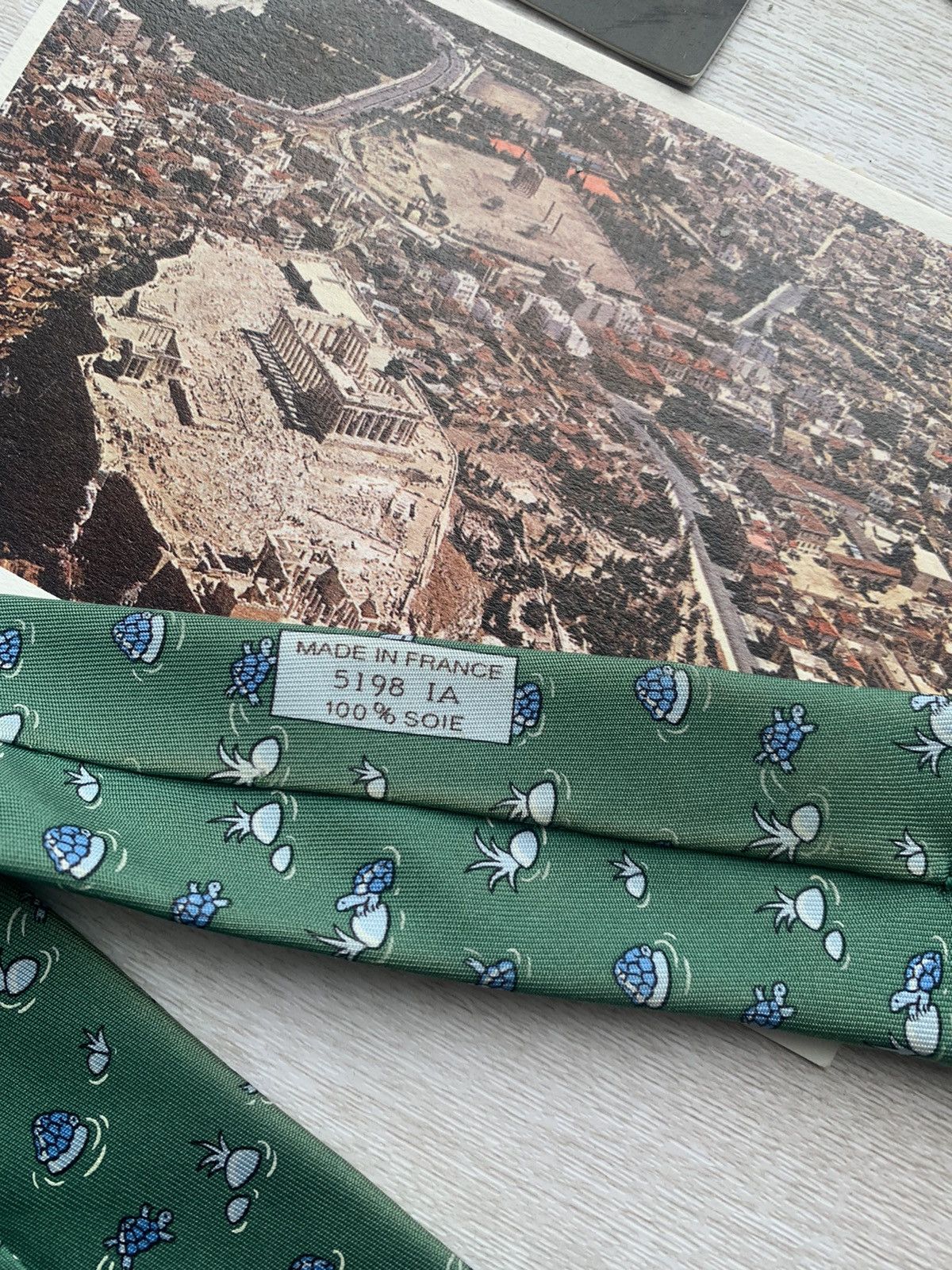 Hermes Hermes paris turtles silk ties Size ONE SIZE - 6 Thumbnail