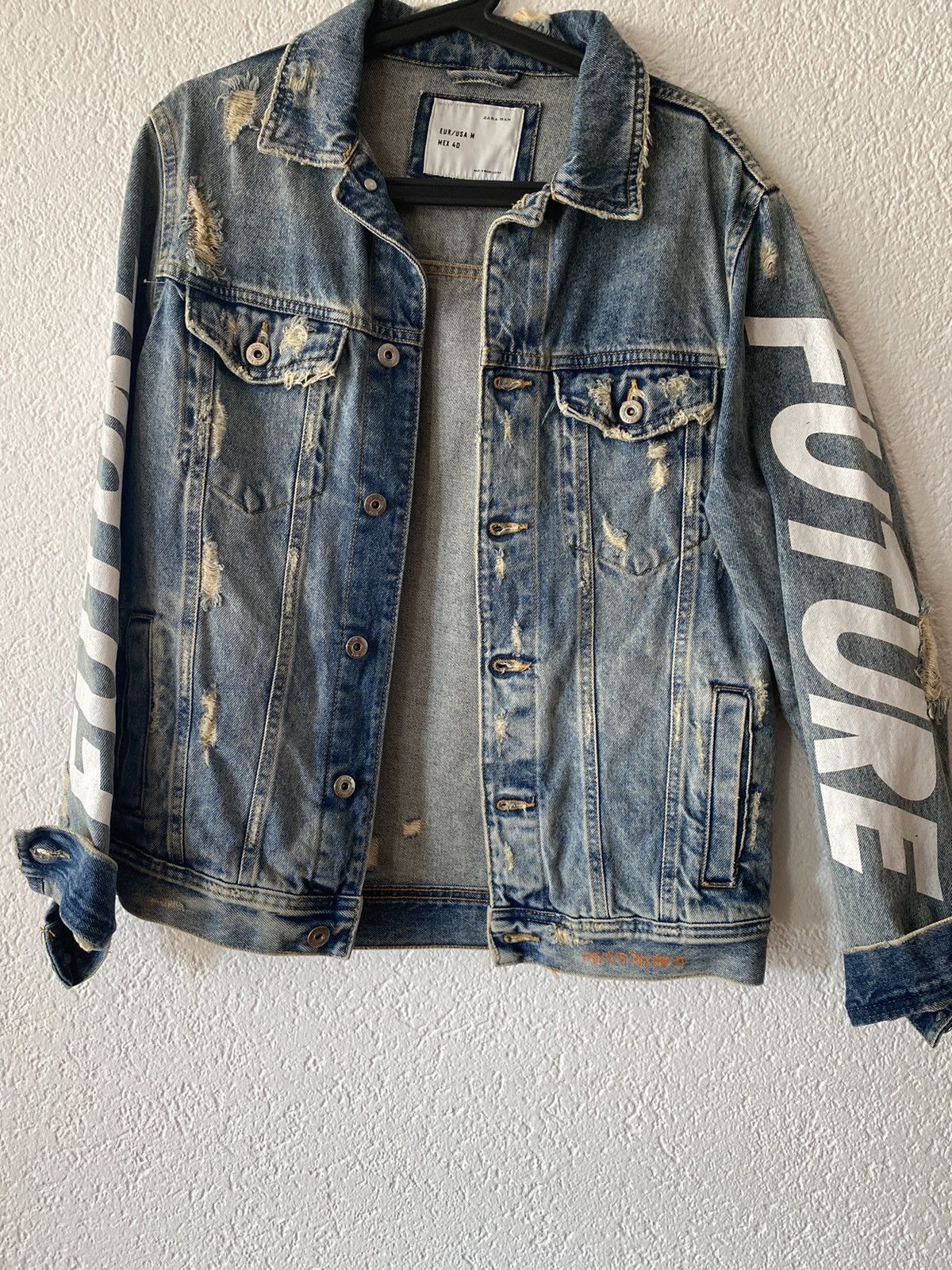 Zara future denim jacket hotsell