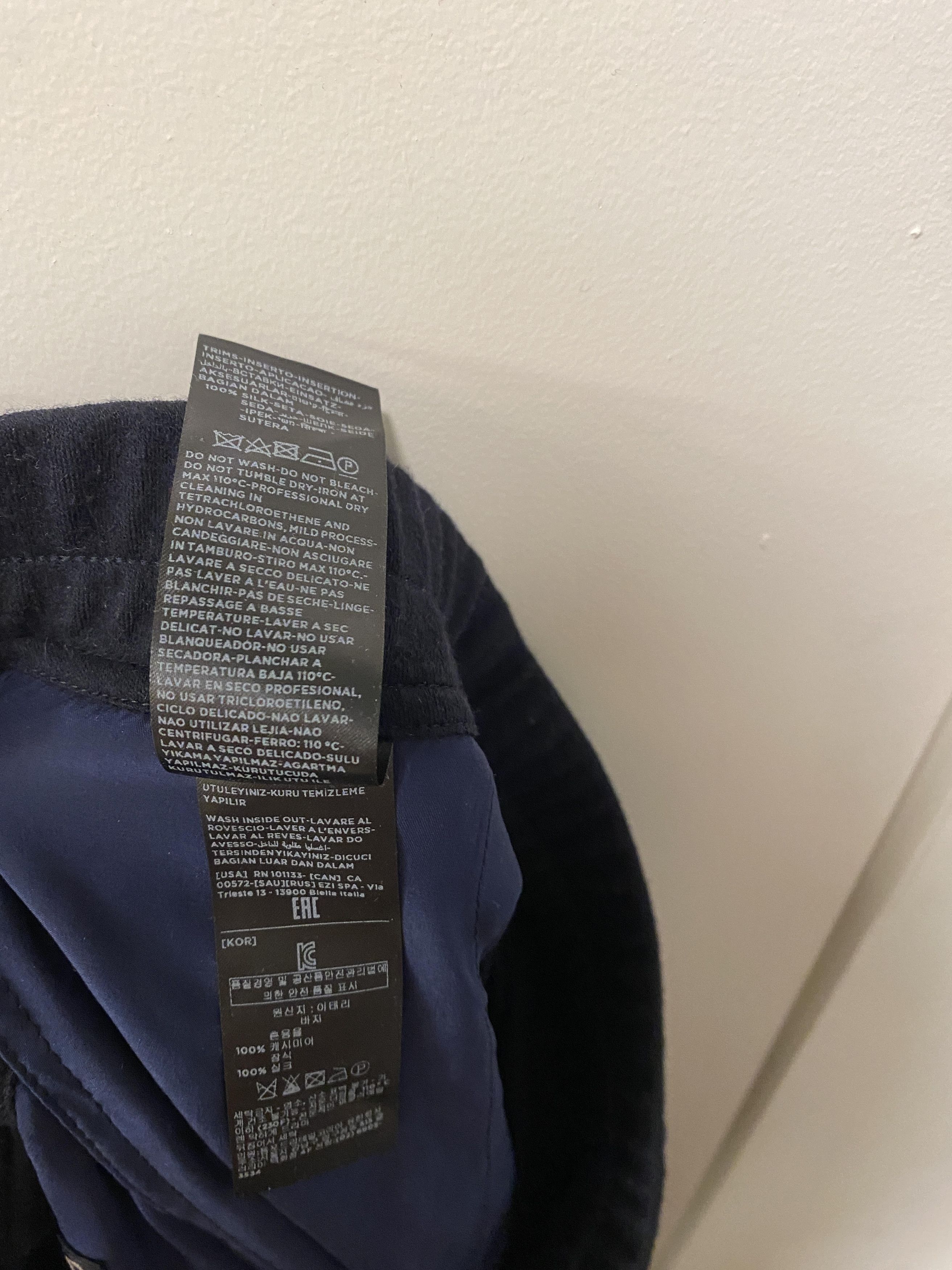 Tom Ford Tom ford interlock navy cashmere TFJ953-BU251 Pants Size US 34 / EU 50 - 4 Thumbnail