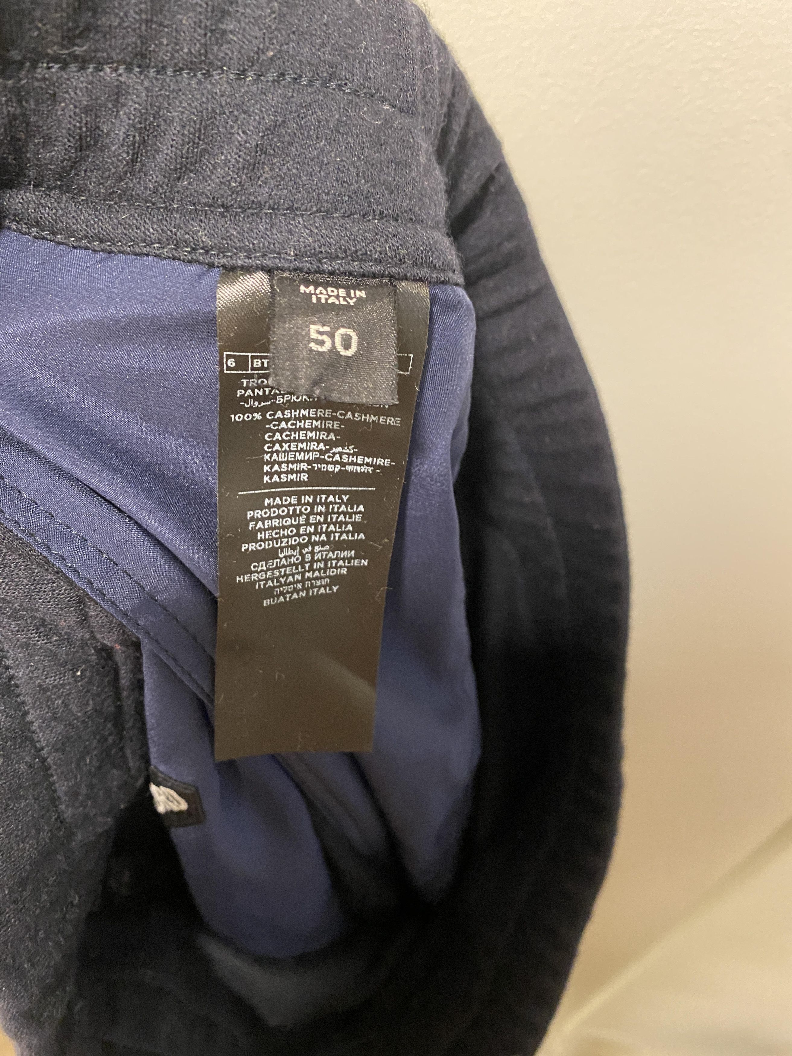 Tom Ford Tom ford interlock navy cashmere TFJ953-BU251 Pants Size US 34 / EU 50 - 6 Thumbnail