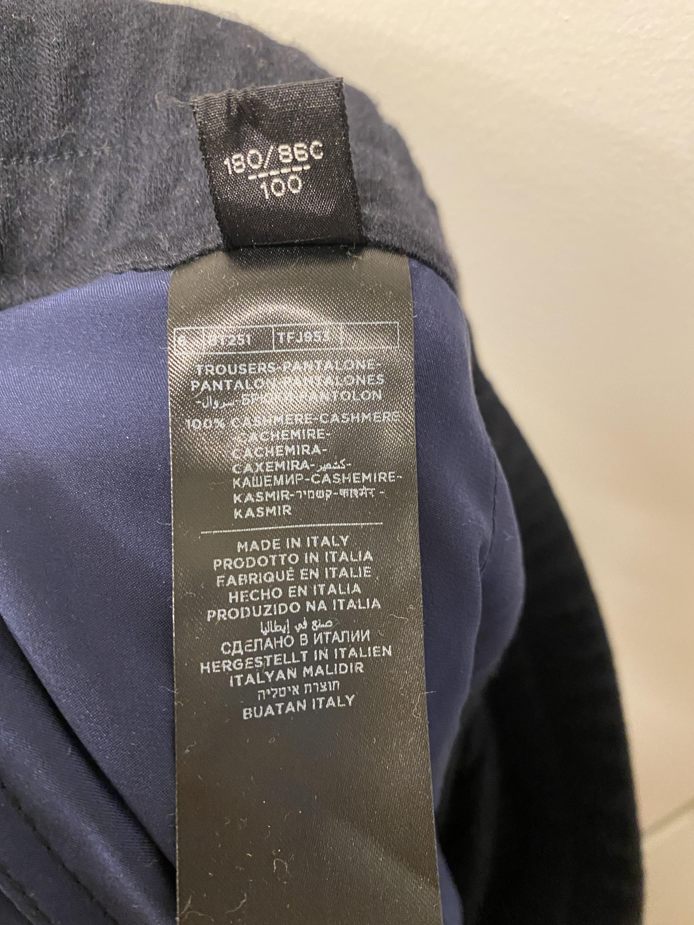 Tom Ford Tom ford interlock navy cashmere TFJ953-BU251 Pants Size US 34 / EU 50 - 5 Thumbnail