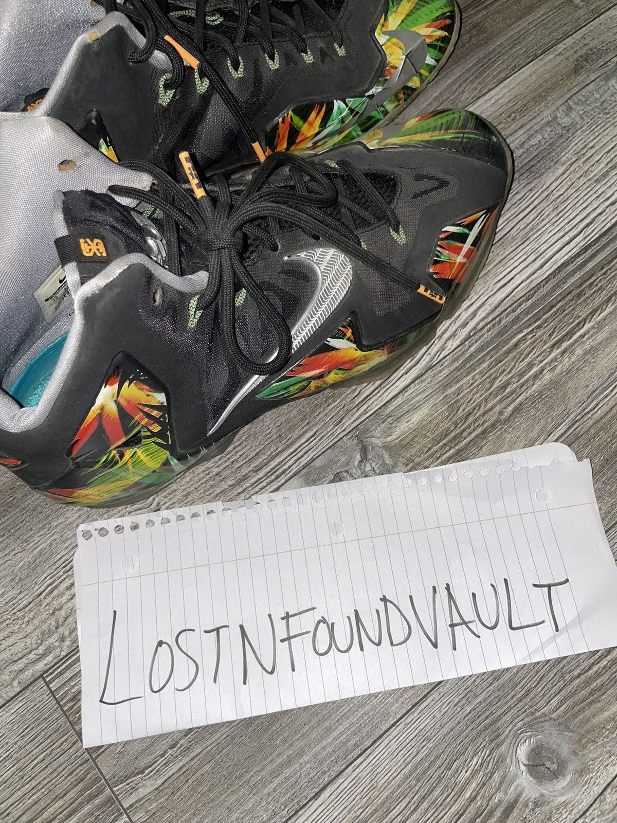 Nike LeBron 11 Everglades 2014 Size US 11.5 / EU 44-45 - 6 Thumbnail