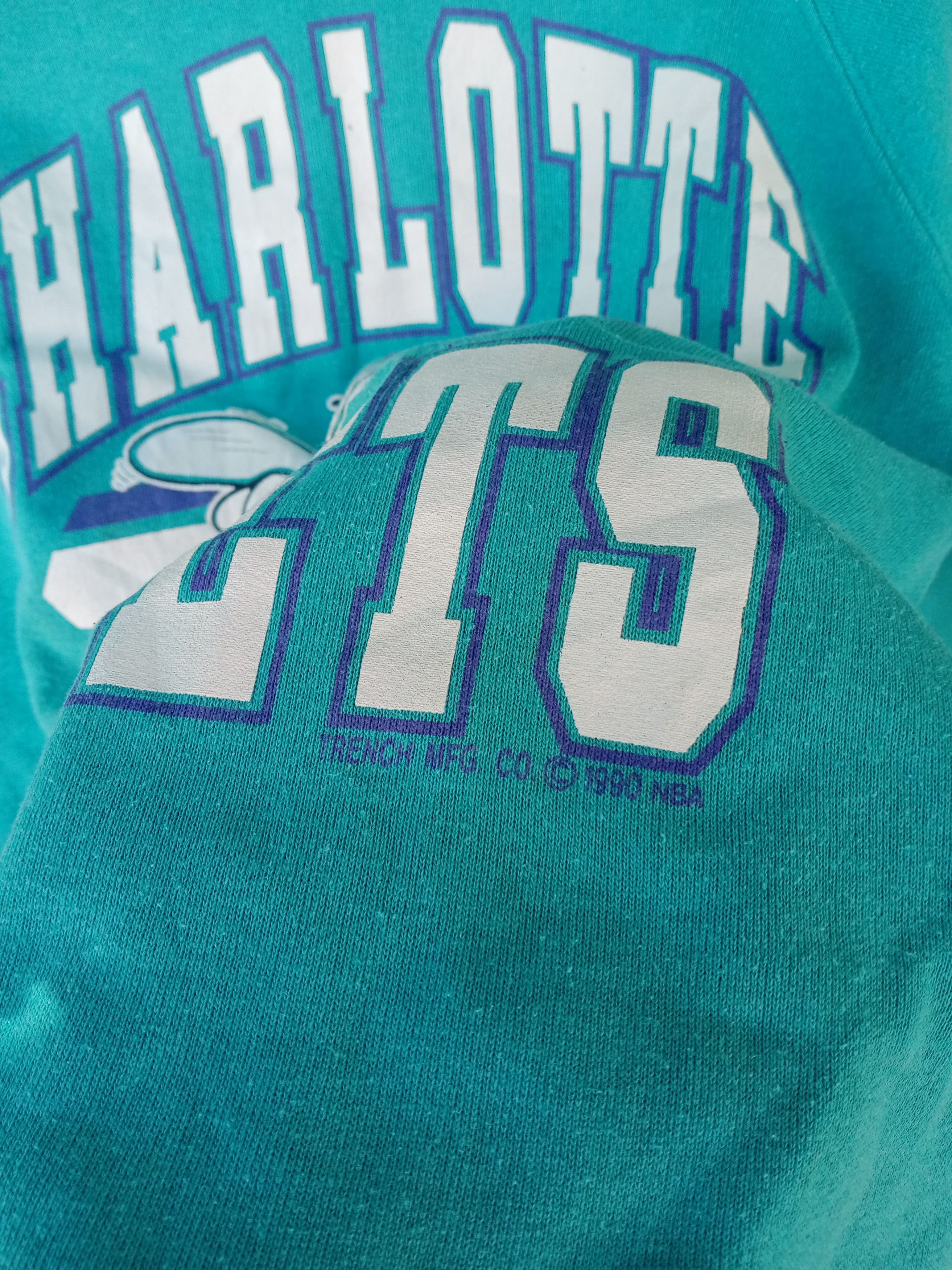 Vintage Vintage 90s Charlotte Hornets Sweatshirt Size US S / EU 44-46 / 1 - 3 Thumbnail