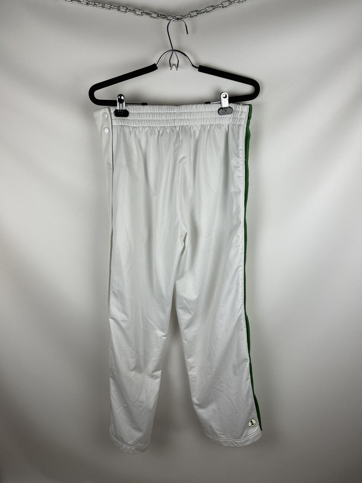Nike Nike vintage y2k white green stripes button down pants nba Size US 30 / EU 46 - 2 Thumbnail