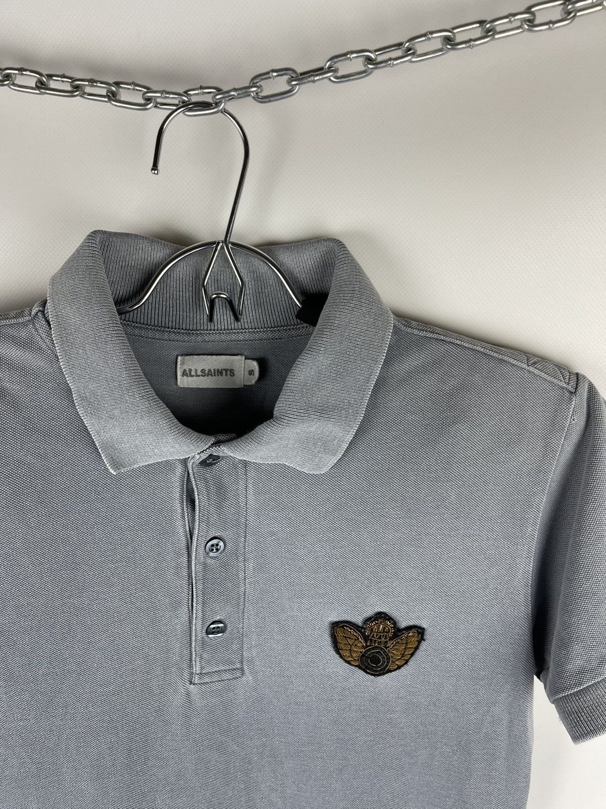 Allsaints Allsaints vintage club polo SS07 washed out fight rare Size US S / EU 44-46 / 1 - 6 Thumbnail