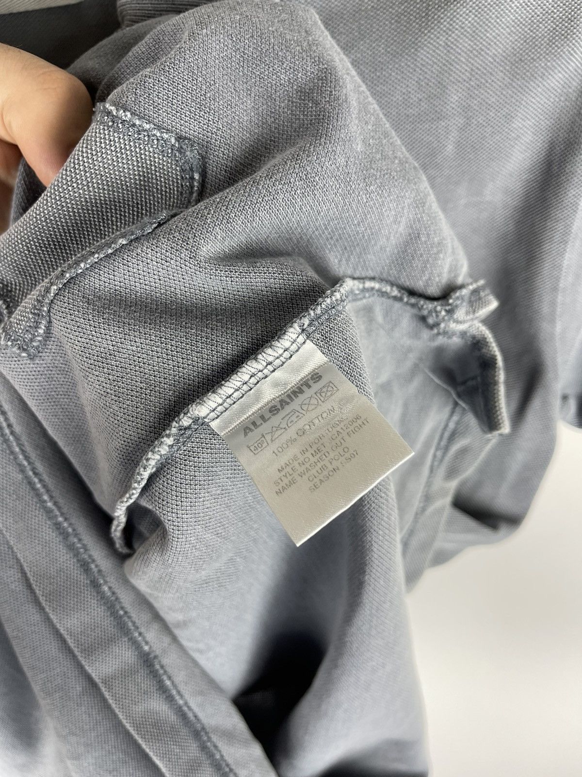 Allsaints Allsaints vintage club polo SS07 washed out fight rare Size US S / EU 44-46 / 1 - 9 Thumbnail