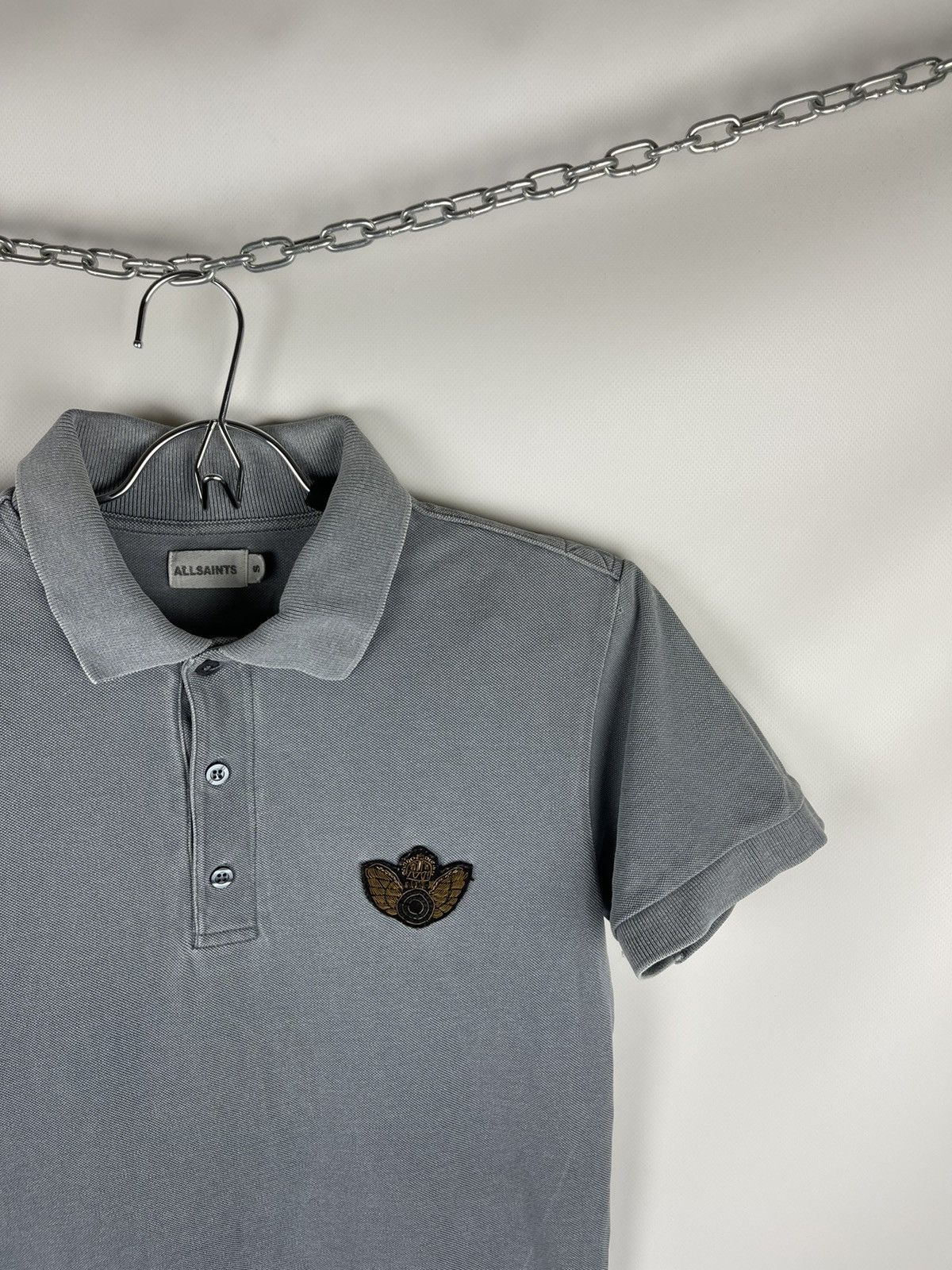 Allsaints Allsaints vintage club polo SS07 washed out fight rare Size US S / EU 44-46 / 1 - 3 Thumbnail