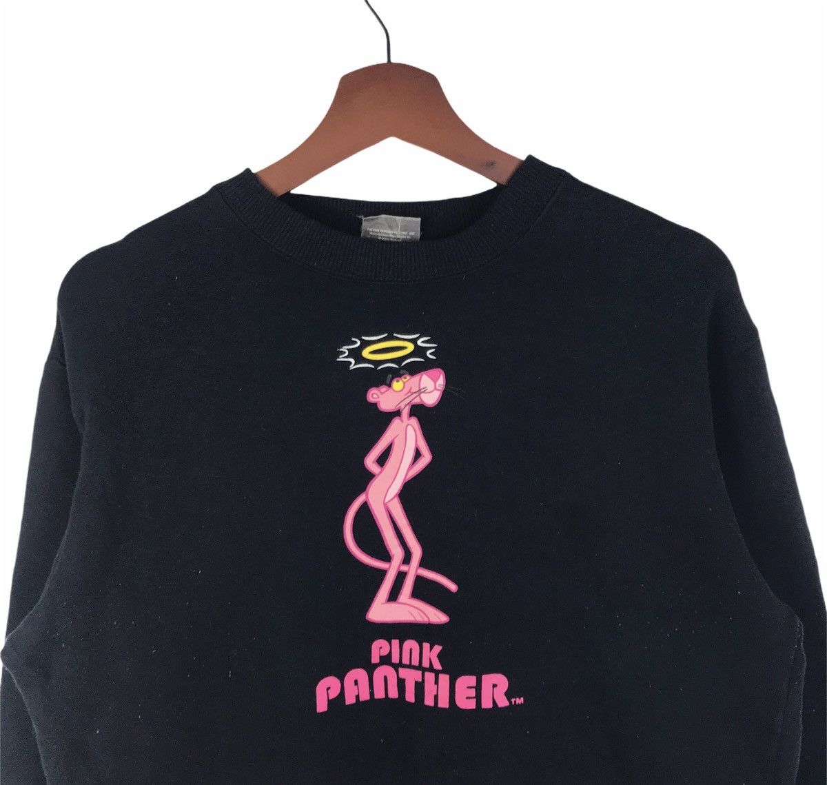 Cartoon Network × Japanese Brand × Vintage Vintage Pink Panther Sweatshirt Big Logo crewneck Size US M / EU 48-50 / 2 - 3 Thumbnail