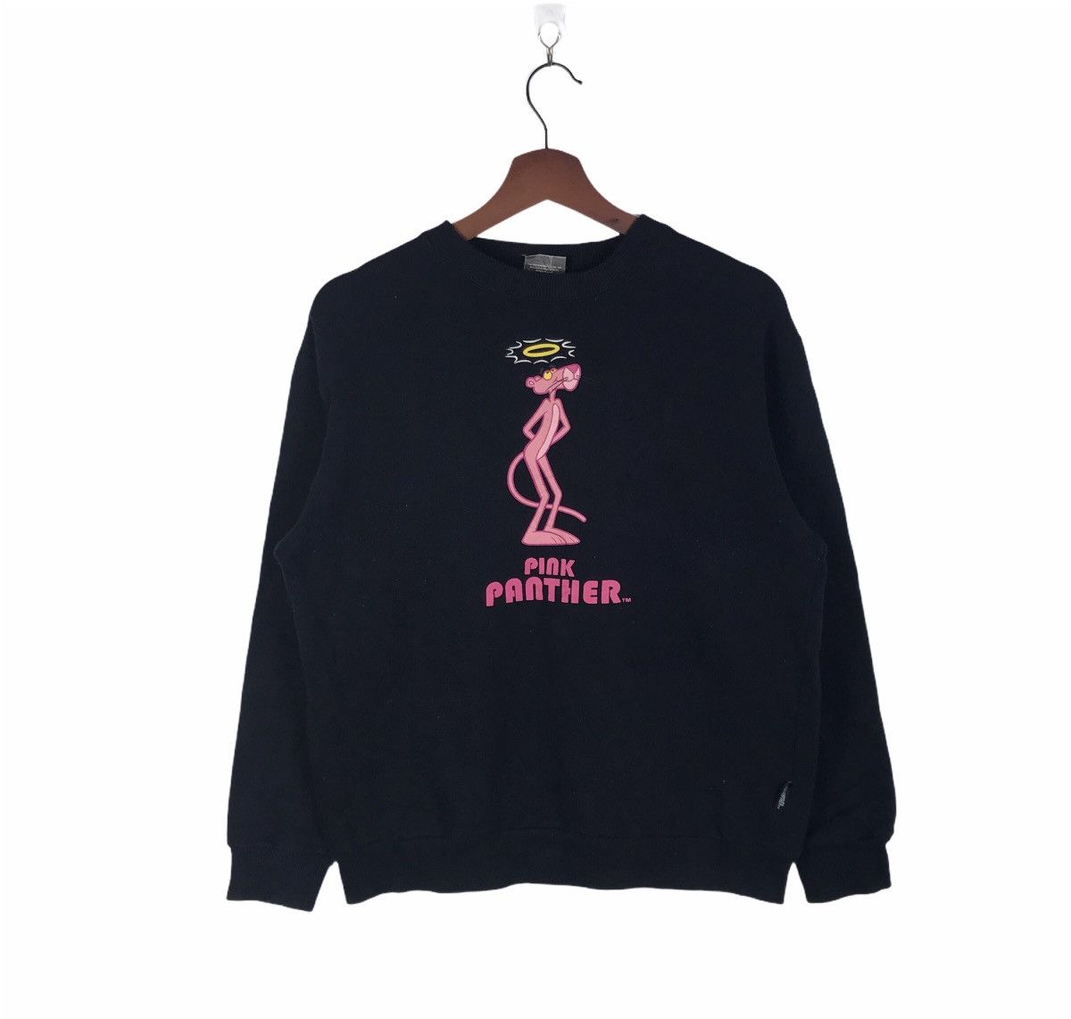 Cartoon Network × Japanese Brand × Vintage Vintage Pink Panther Sweatshirt Big Logo crewneck Size US M / EU 48-50 / 2 - 1 Thumbnail