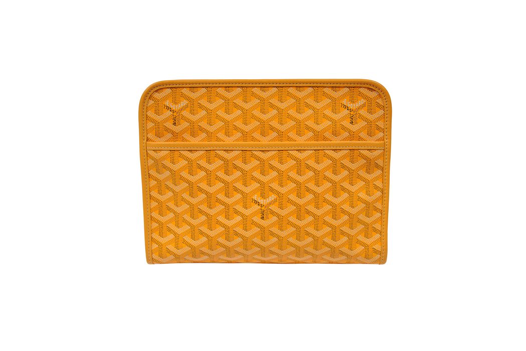 GOYARD Goyardine Jouvence Toiletry Pouch Black Gold 189867