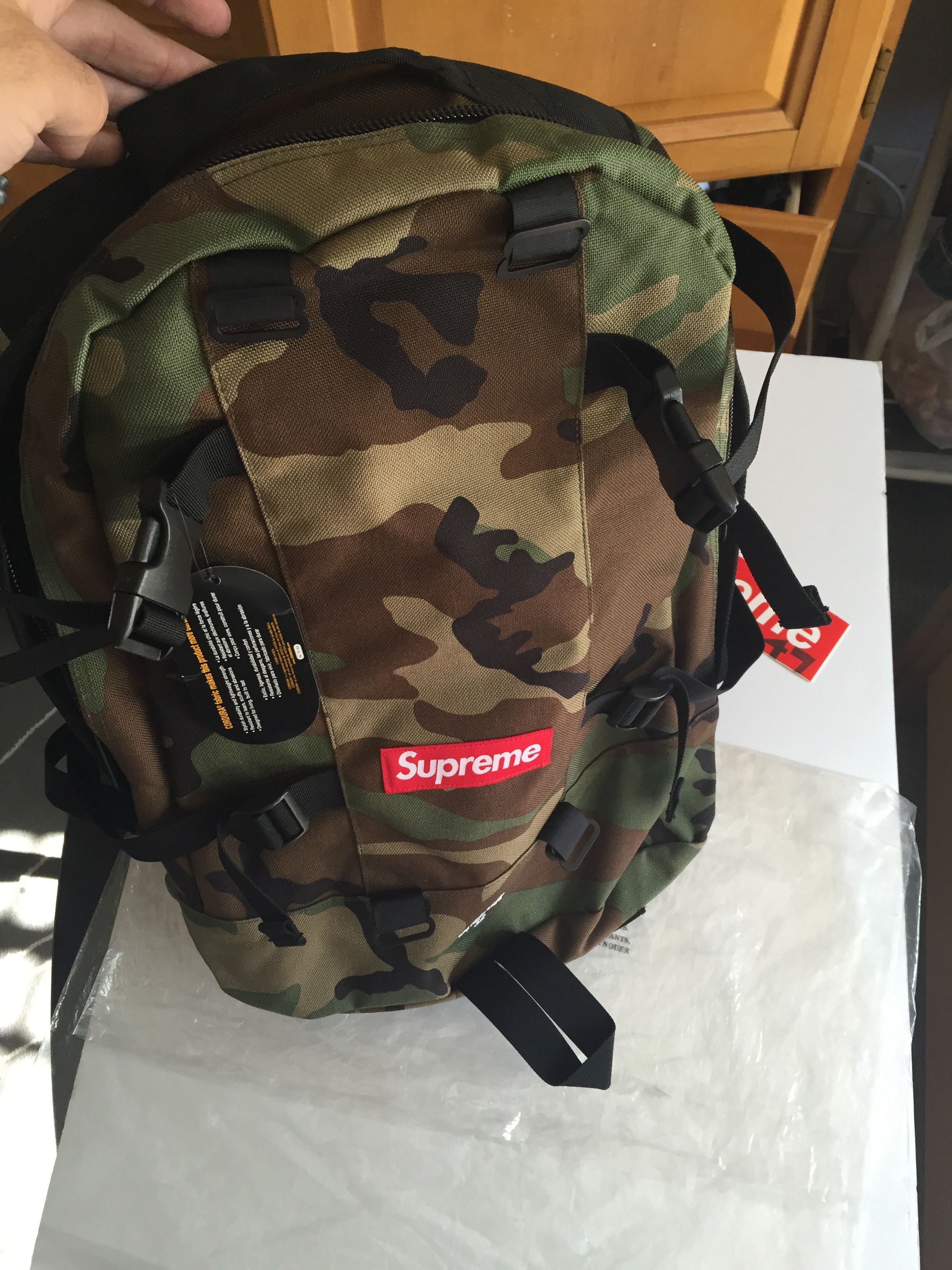 Supreme ss12 backpack deals