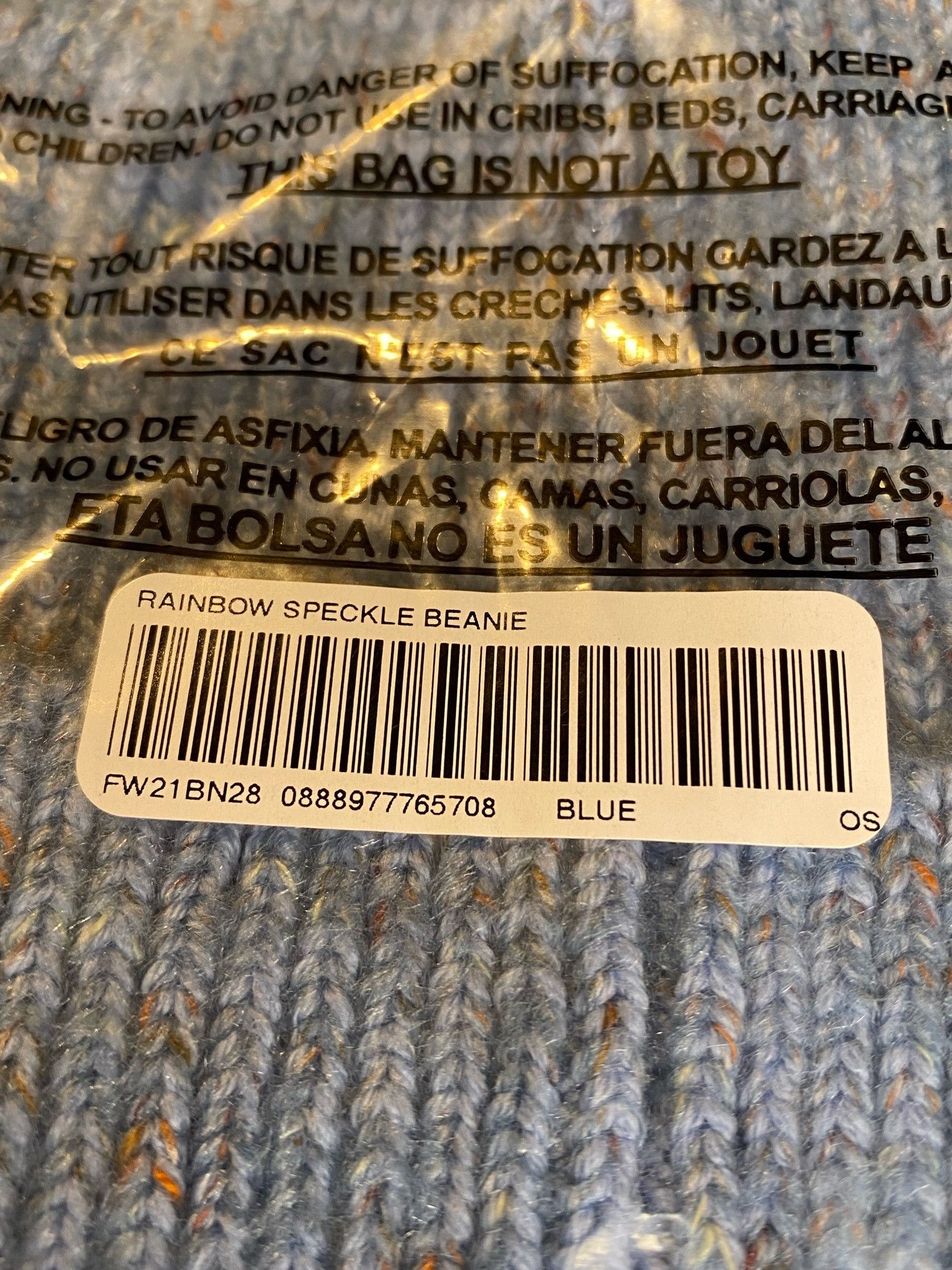 Supreme NWT Supreme Rainbow Speckle Beanie - Blue Size ONE SIZE - 4 Thumbnail