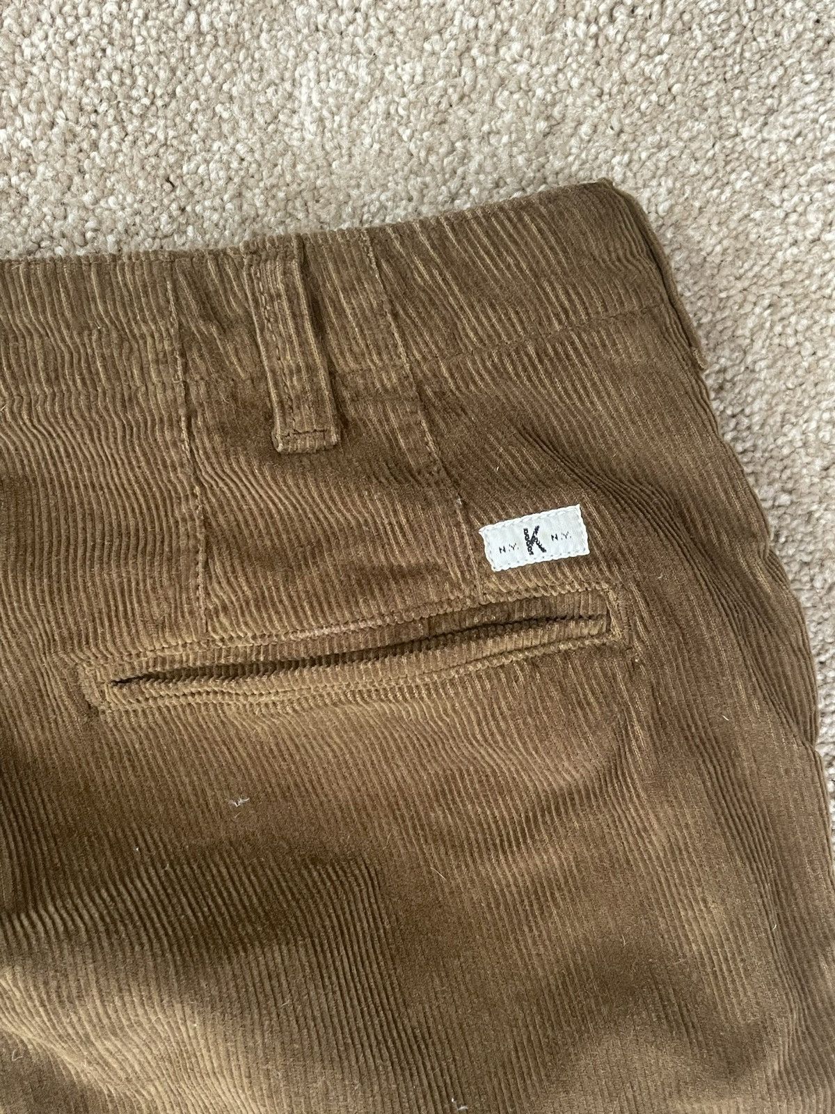 Knickerbocker Mfg Co knickerbocker flat front tapered brown corduroy pants Size US 30 / EU 46 - 4 Thumbnail