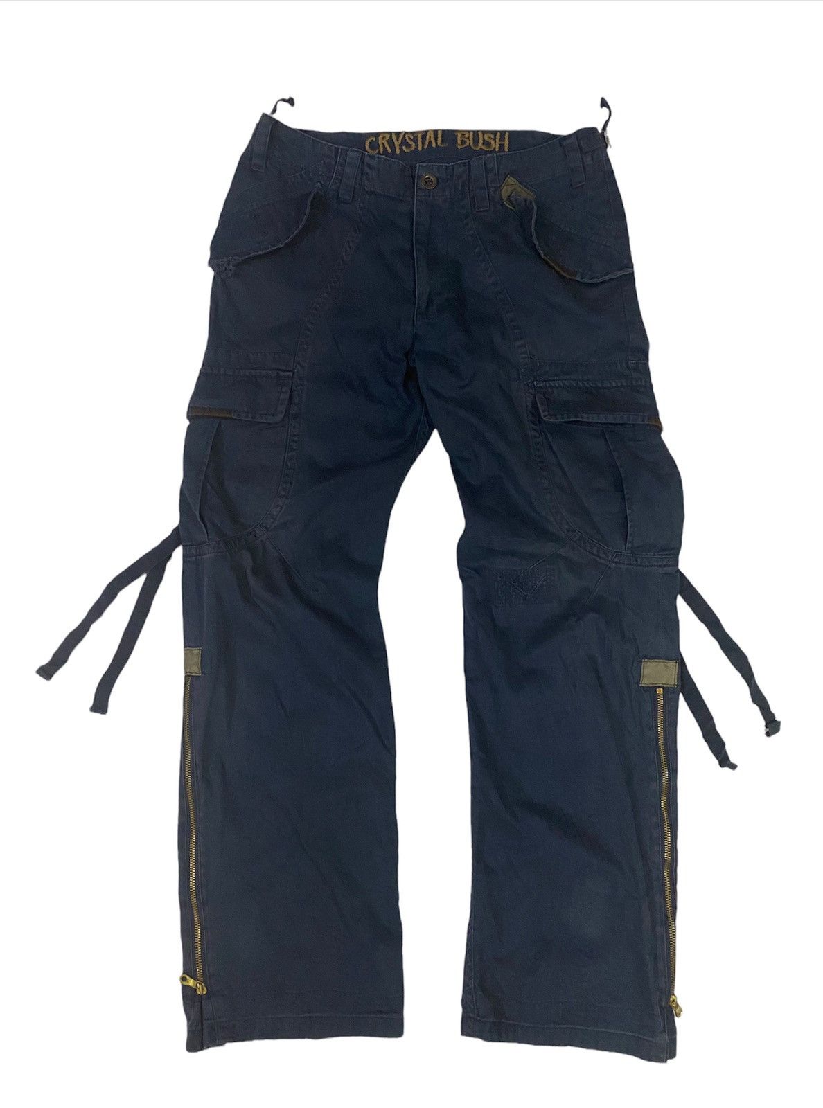 Fire CRYSTAL BUSH Japanese Bondage Military Cargo Pants