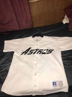 HOUSTON ASTROS Majestic Cool Base Cooperstown Space City Jersey XL Rare