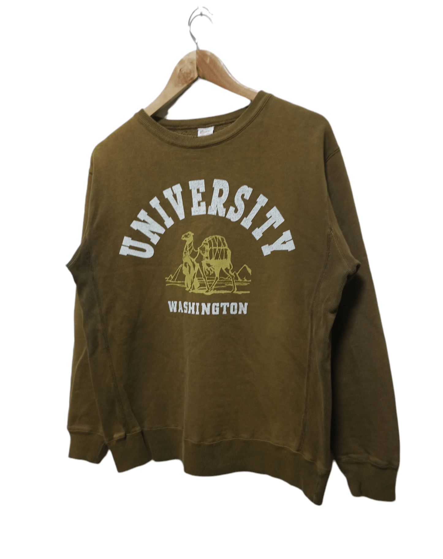 Vintage Vintage University of Washington Sun Faded Sweatshirt Size US M / EU 48-50 / 2 - 2 Thumbnail