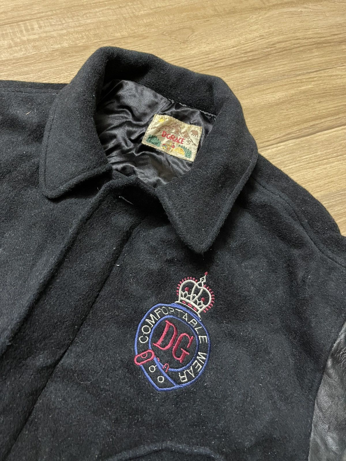 Vintage Vintage DGrace varsity jacket Size US L / EU 52-54 / 3 - 3 Thumbnail