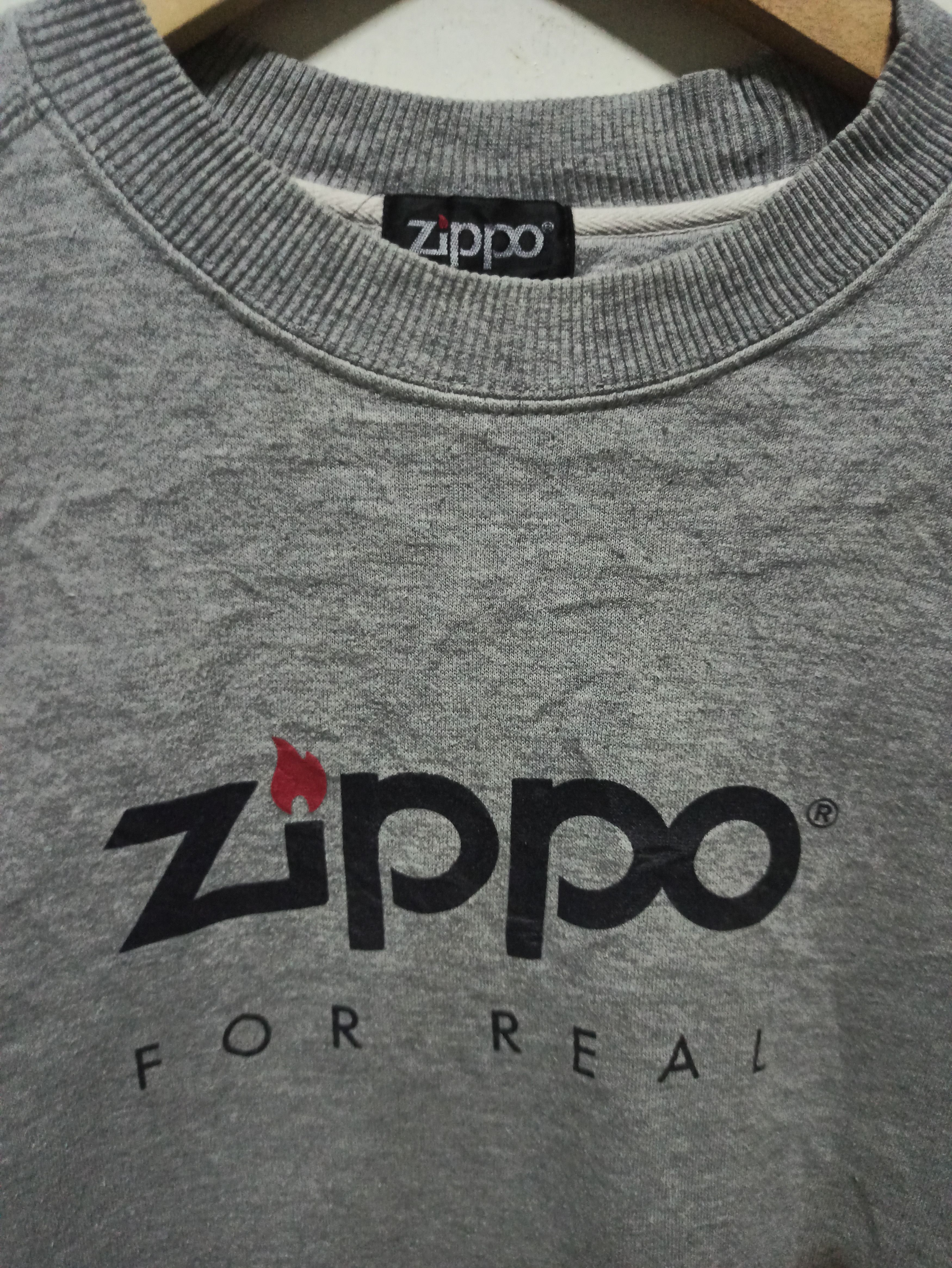 Vintage × Zippo Vintage Zippo for Real Sweatshirt Size US L / EU 52-54 / 3 - 5 Thumbnail